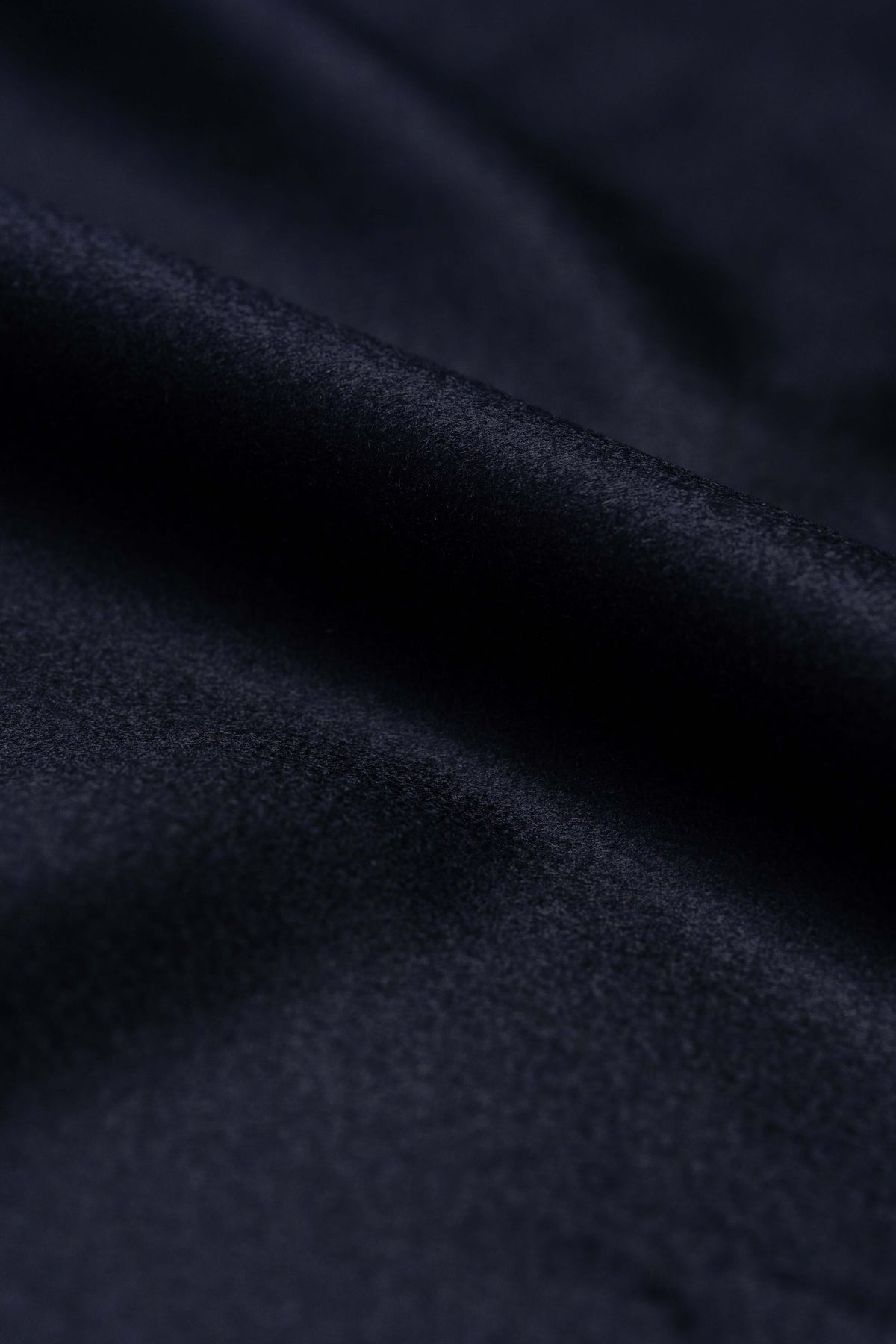 Dark Navy Wool & Cashmere Jacketing Fabric produced by Loro Piana - 3.5 Meters - Yoo's Club