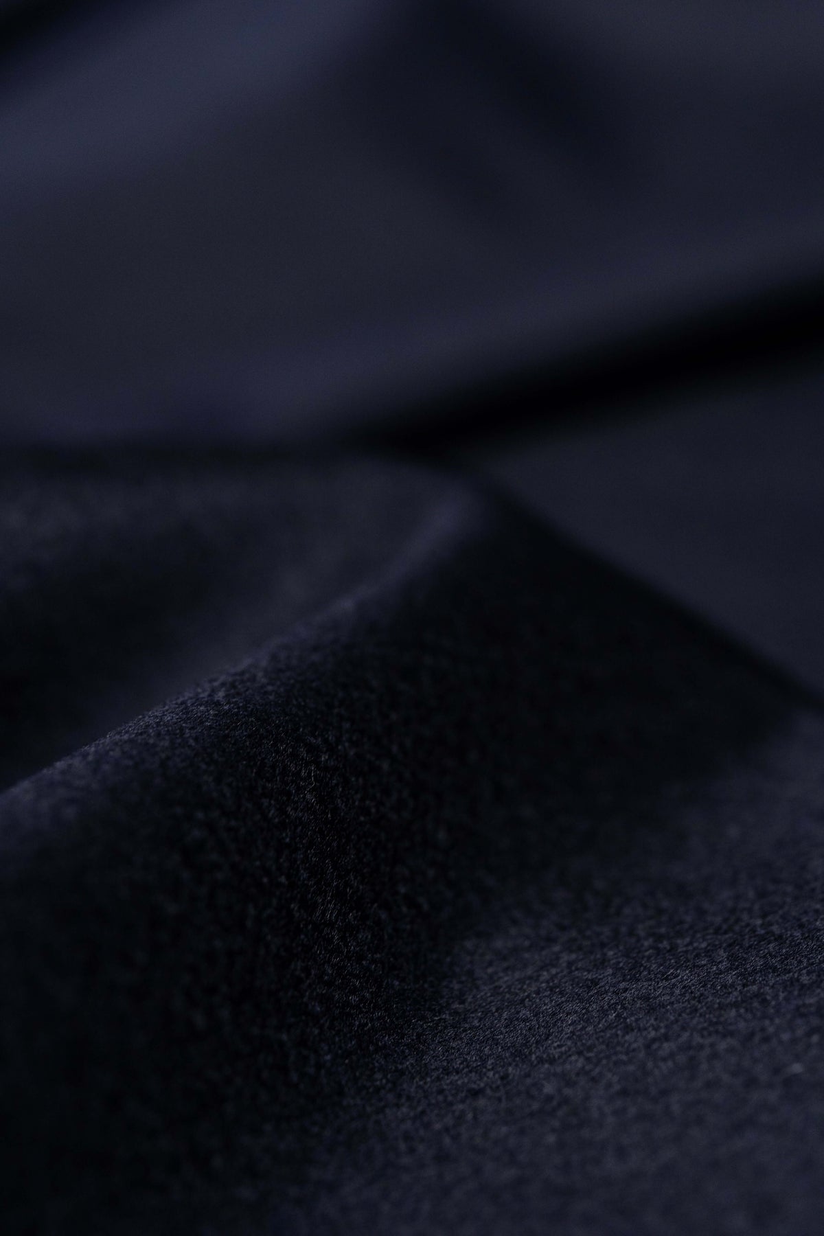 Dark Navy Wool & Cashmere Jacketing Fabric produced by Loro Piana - 3.5 Meters - Yoo's Club