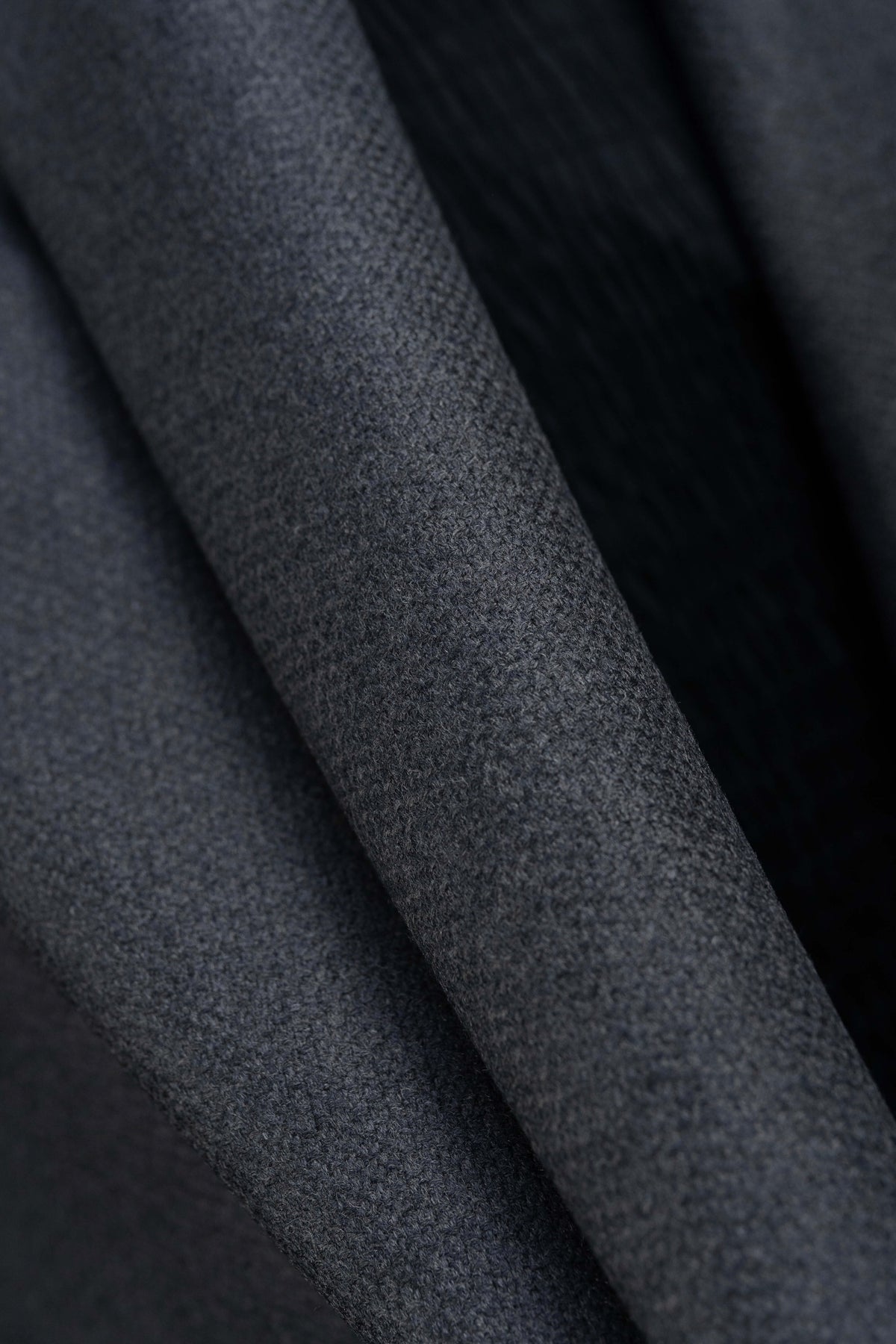 England Grey Wool & Cashmere Fabric (V23642) - 1.85 Meters - Yoo's Club