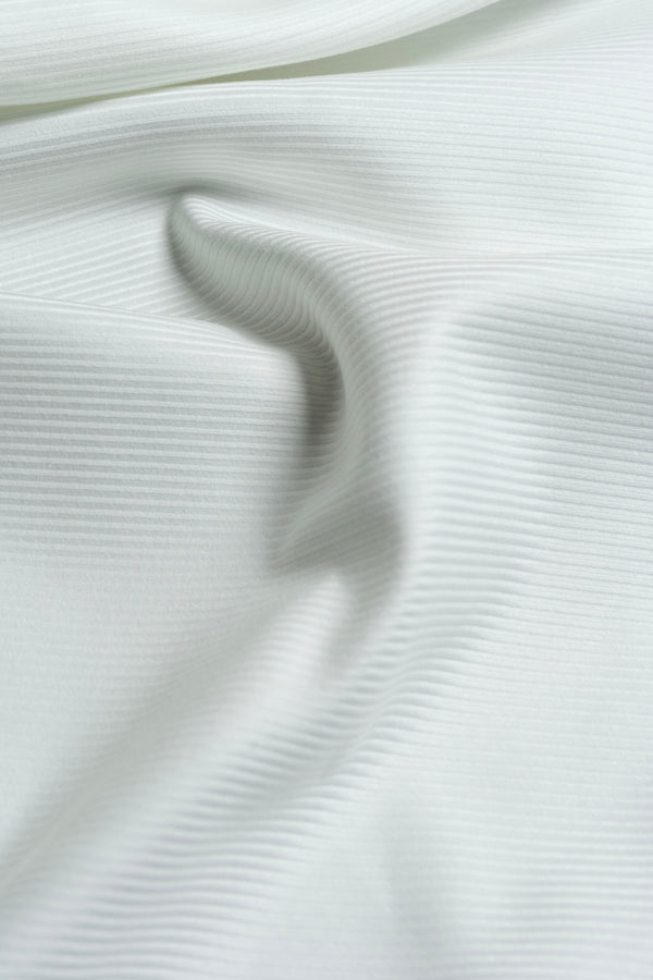 White Cotton Shirt Fabric - (ST-001)