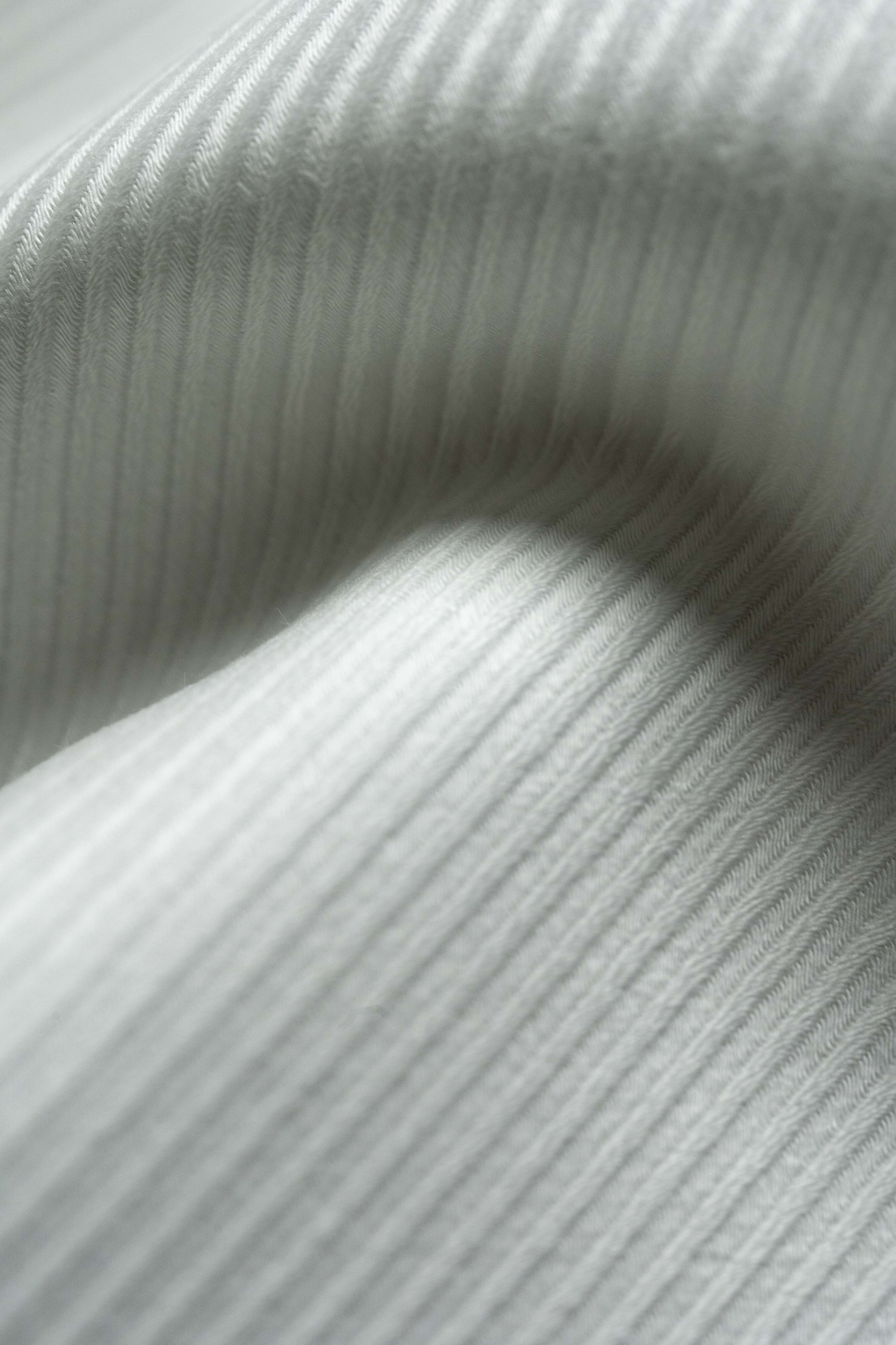 White Cotton Shirt Fabric - (ST-001) - Yoo's Club