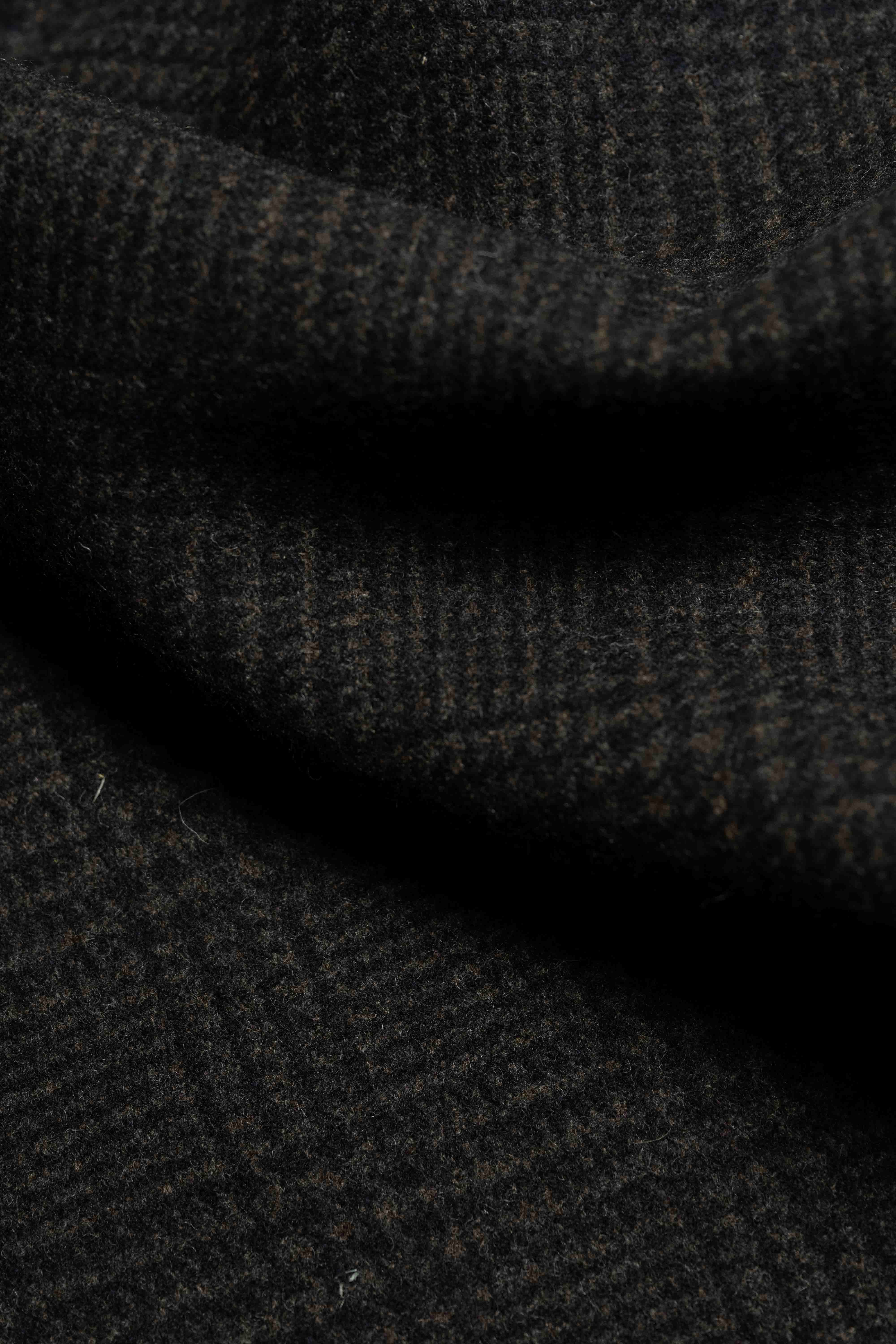 Dark Brown PoW Check Wool for Vest /Jacket-1.65m - Yoo's Club