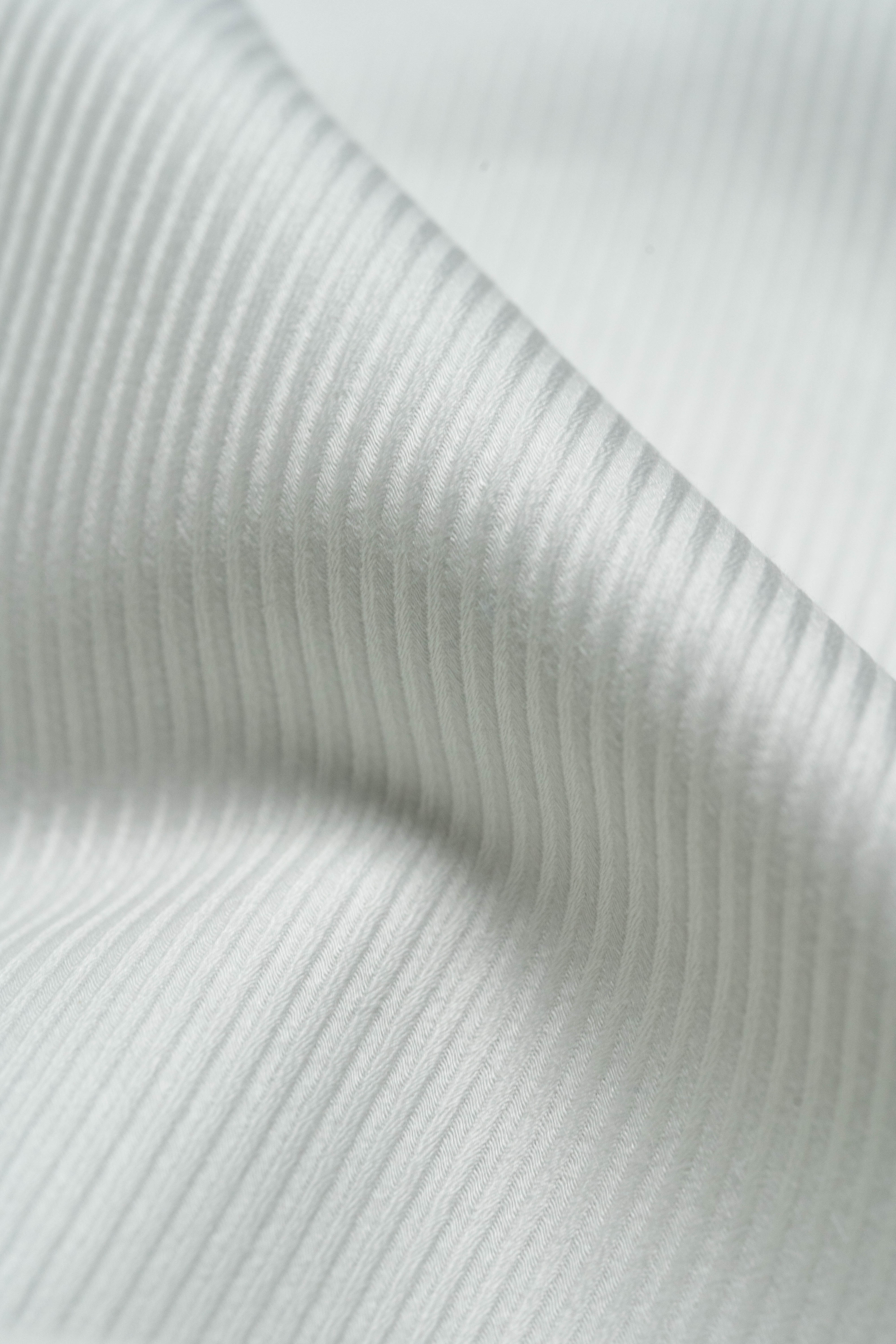 White Cotton Shirt Fabric - (ST-001) - Yoo's Club