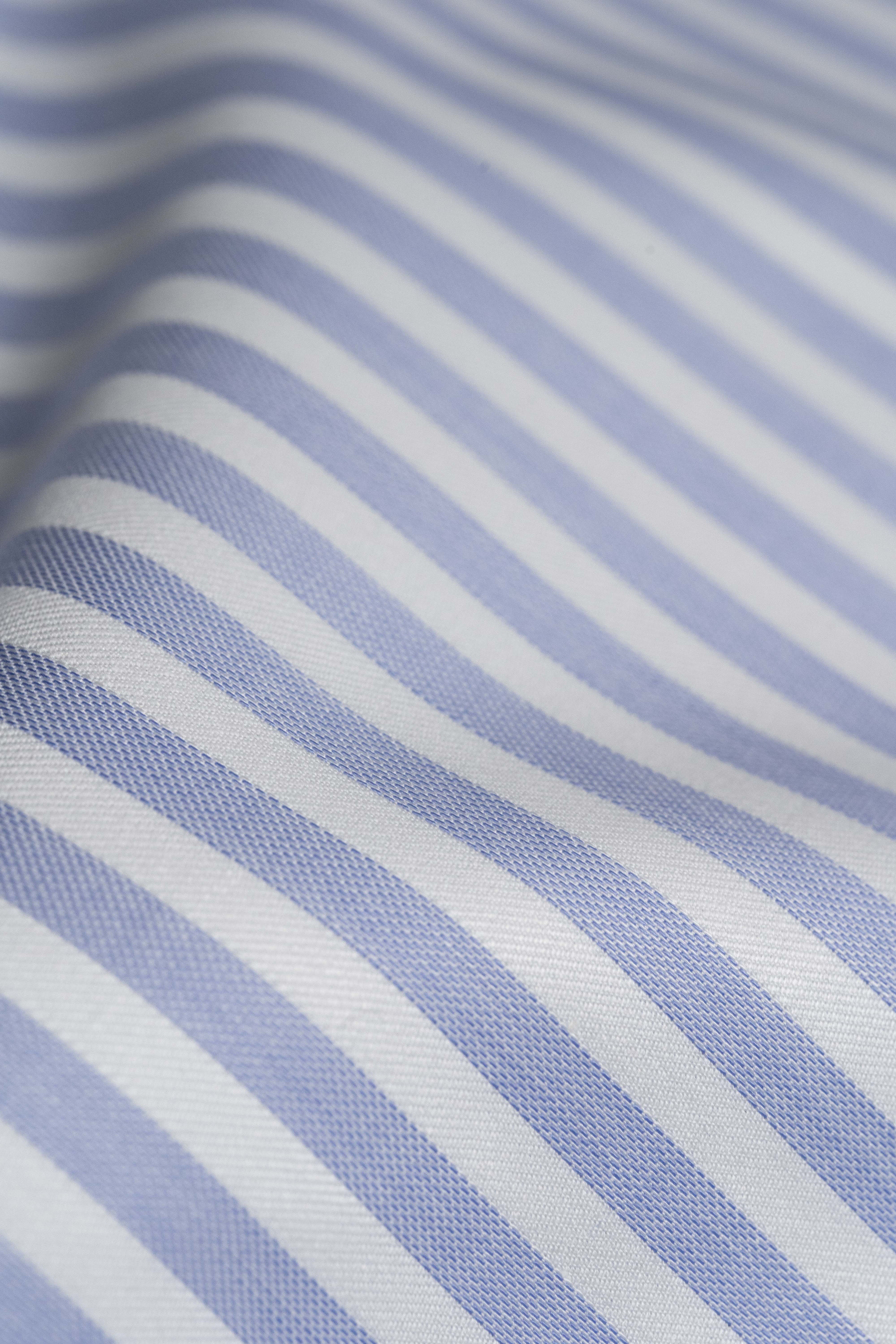 Stripe Cotton Shirt Fabric - (ST-003) - Yoo's Club