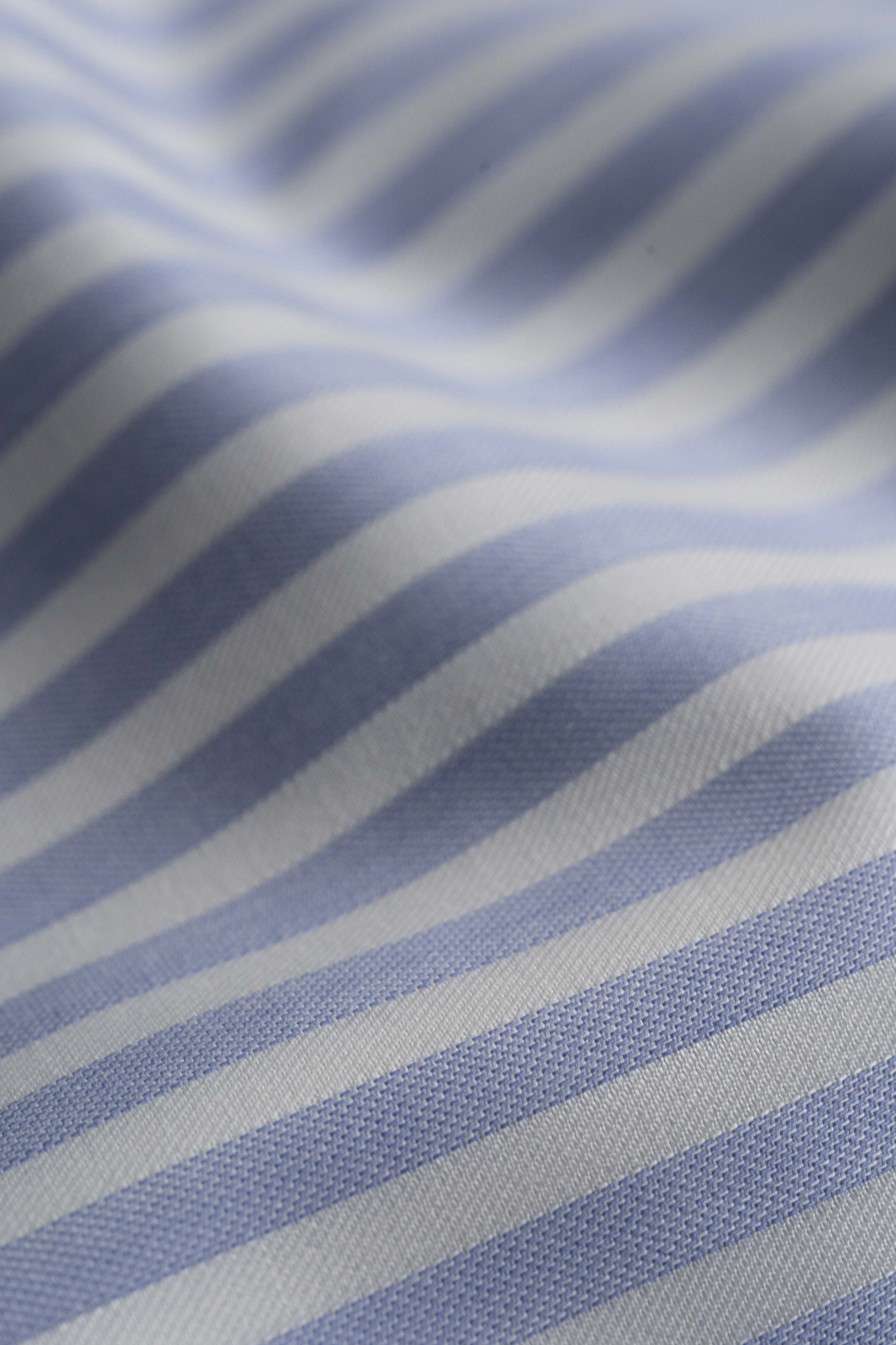 Stripe Cotton Shirt Fabric - (ST-003) - Yoo's Club