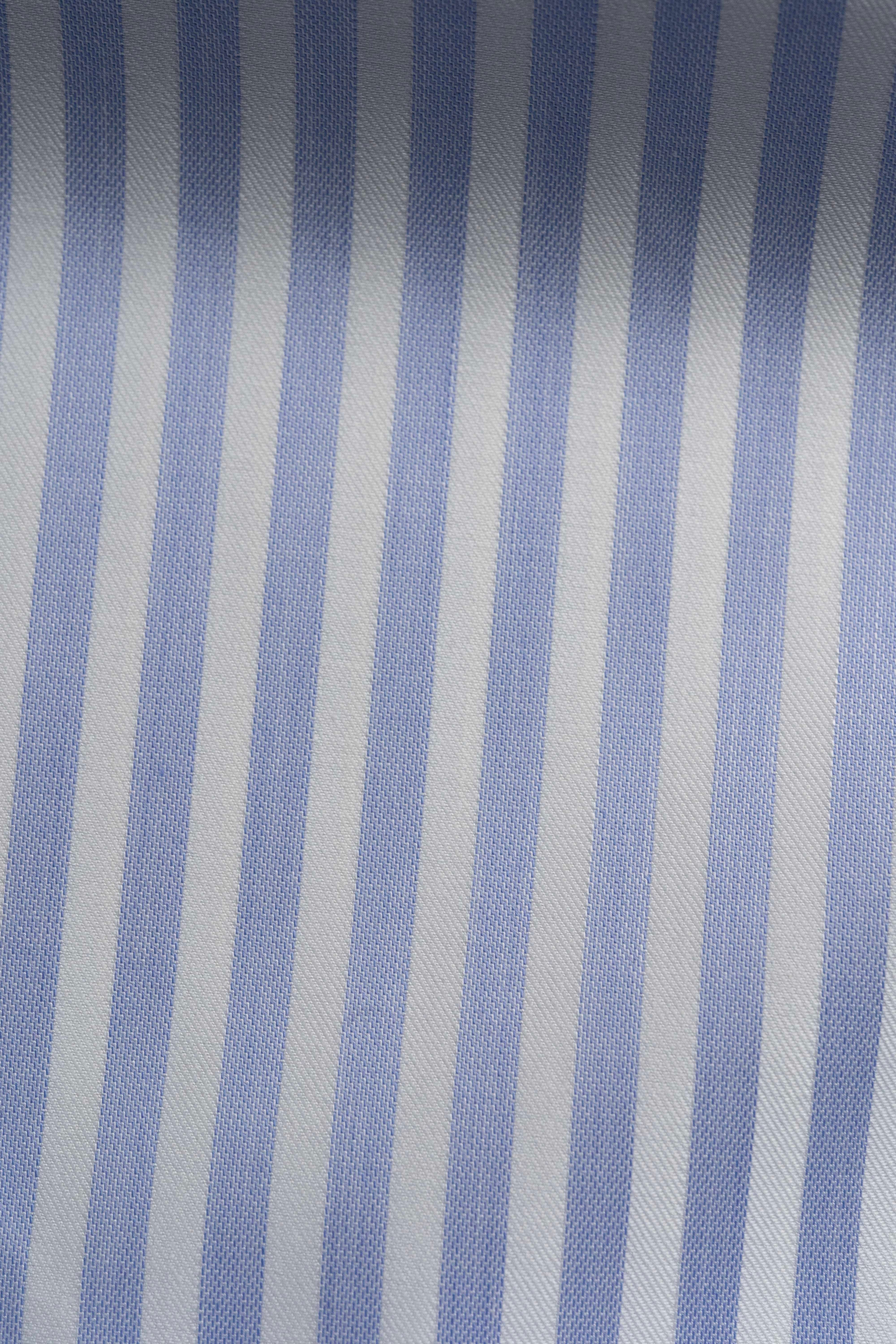 Stripe Cotton Shirt Fabric - (ST-003) - Yoo's Club