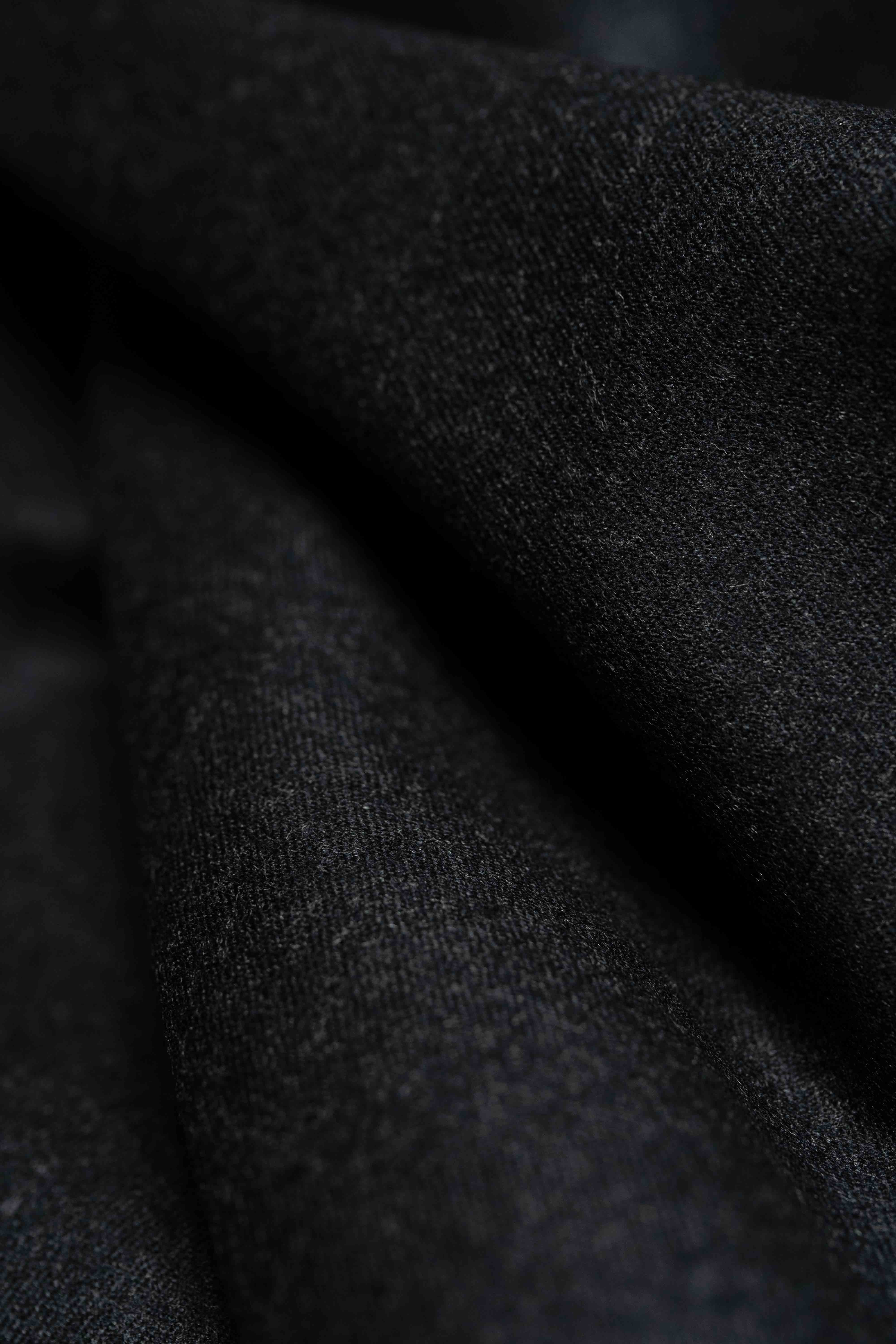 VBC Charcoal Super 120's Flannel Suit Fabric (SA-1210)-3m - Yoo's Club