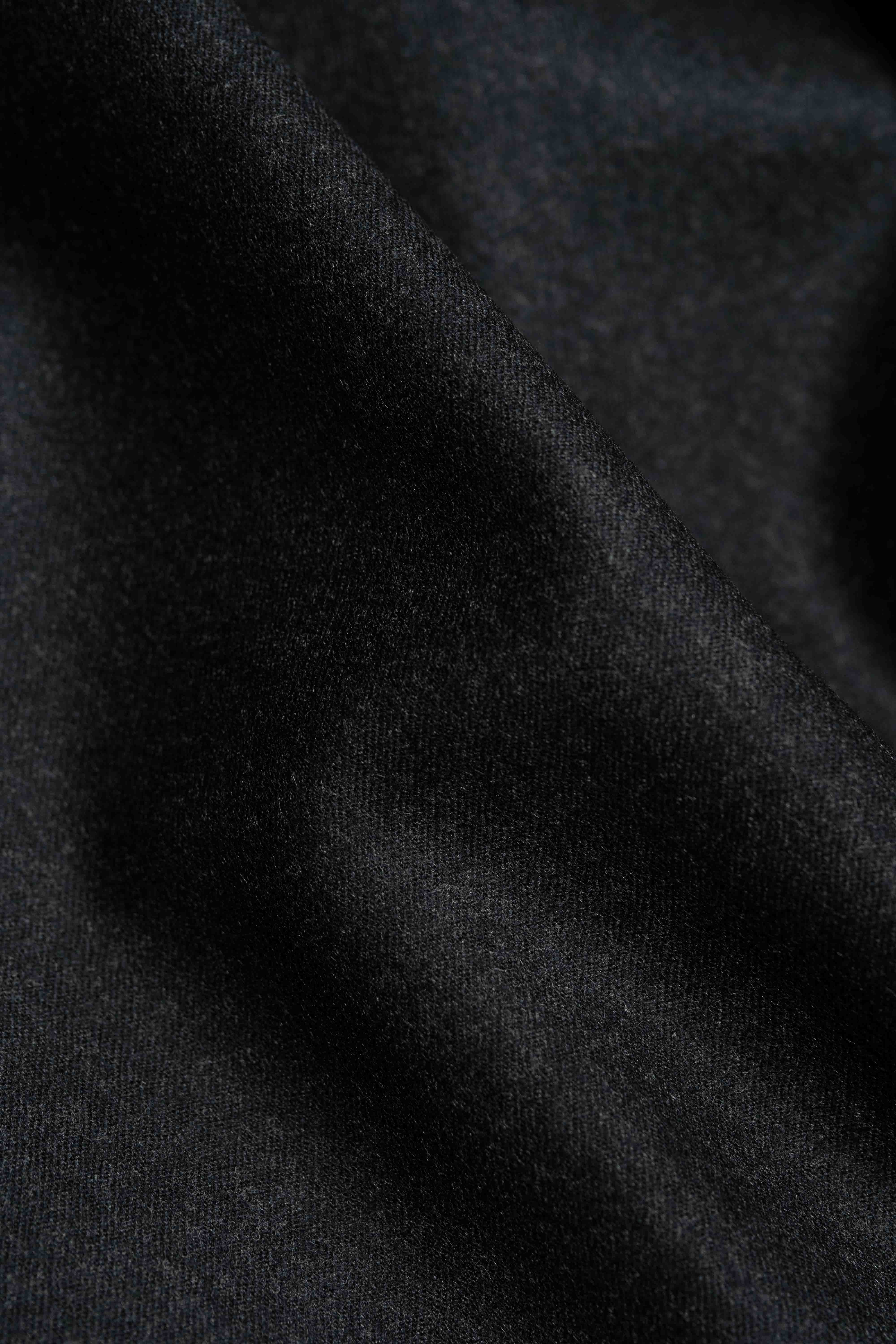 VBC Charcoal Super 120's Flannel Suit Fabric (SA-1210)-3m - Yoo's Club
