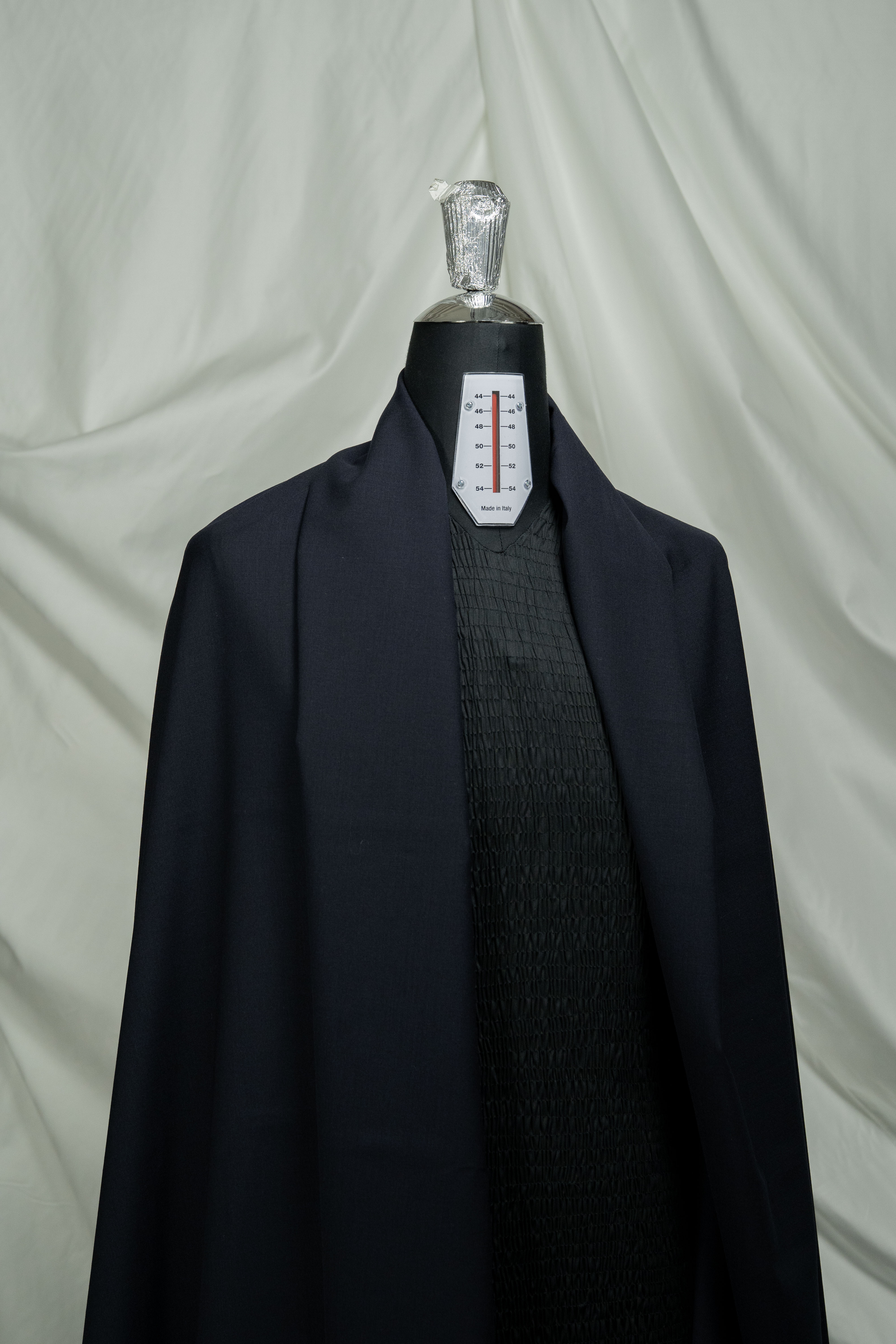 Minova Dark Navy Super 100's High Twist Suit Fabric (V23732)-2.9m