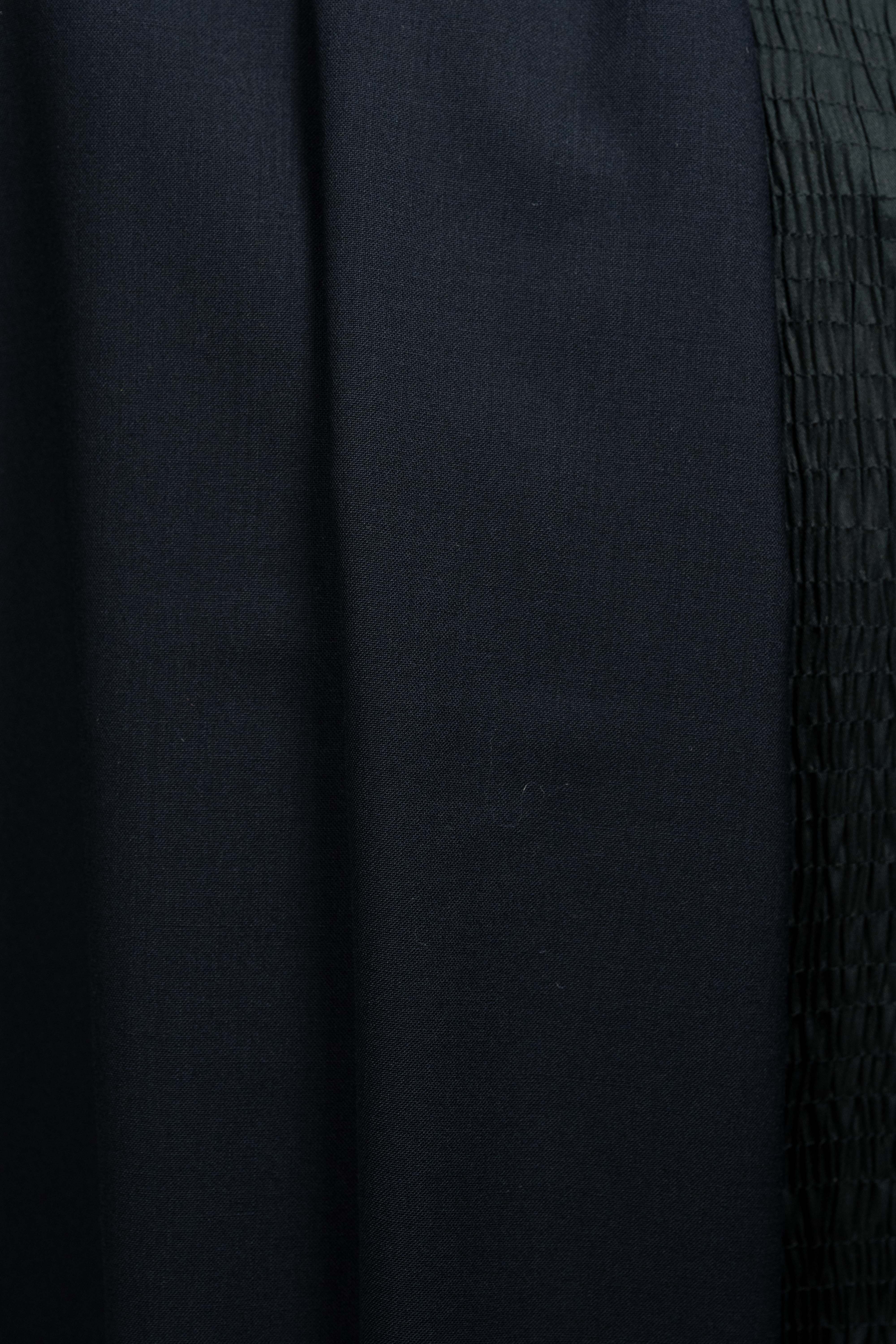 Minova Dark Navy Super 100's High Twist Suit Fabric (V23732)-2.9m