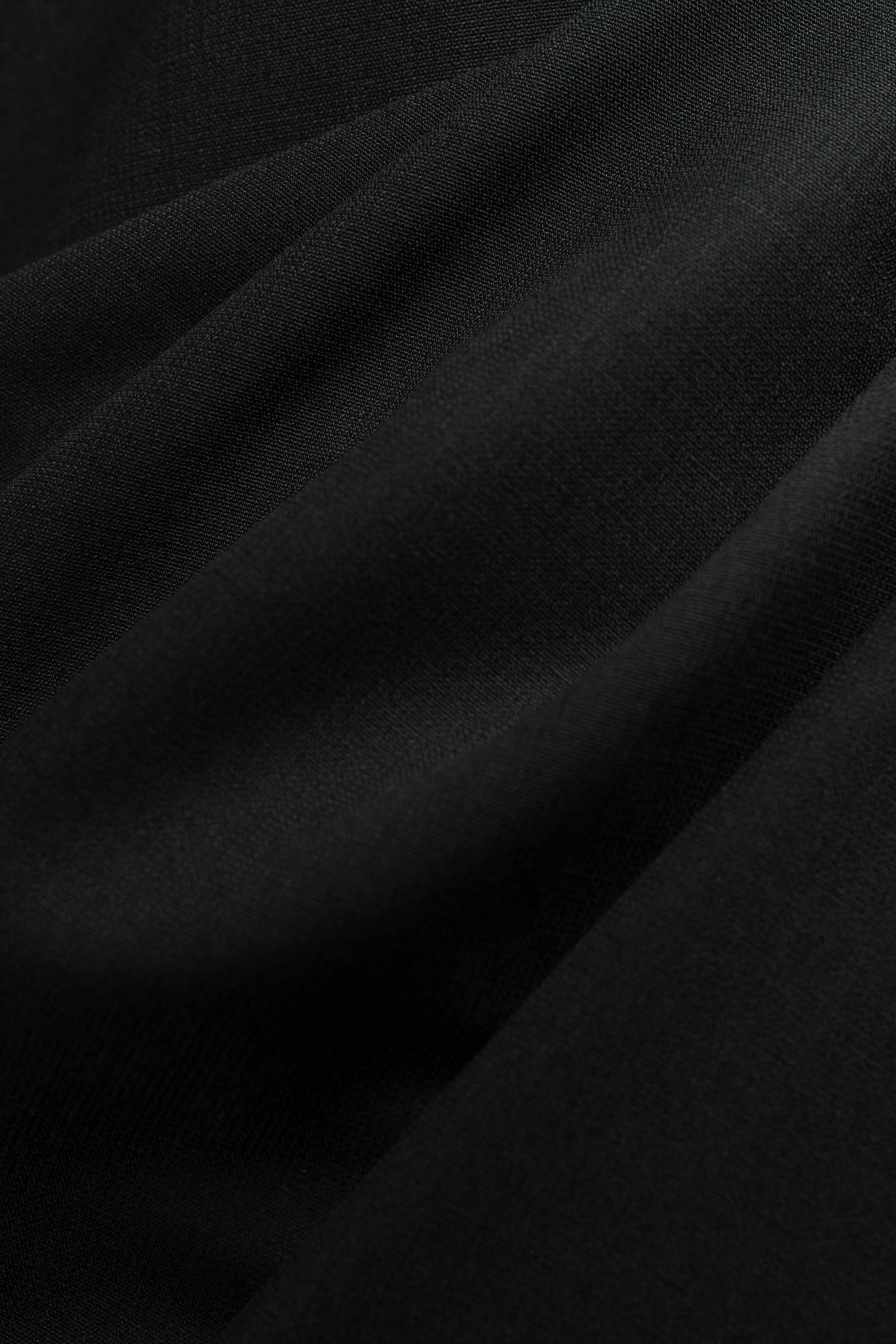 Italy Black Heavy High Twist SuitFabric (V23731)-3.7m - Yoo's Club