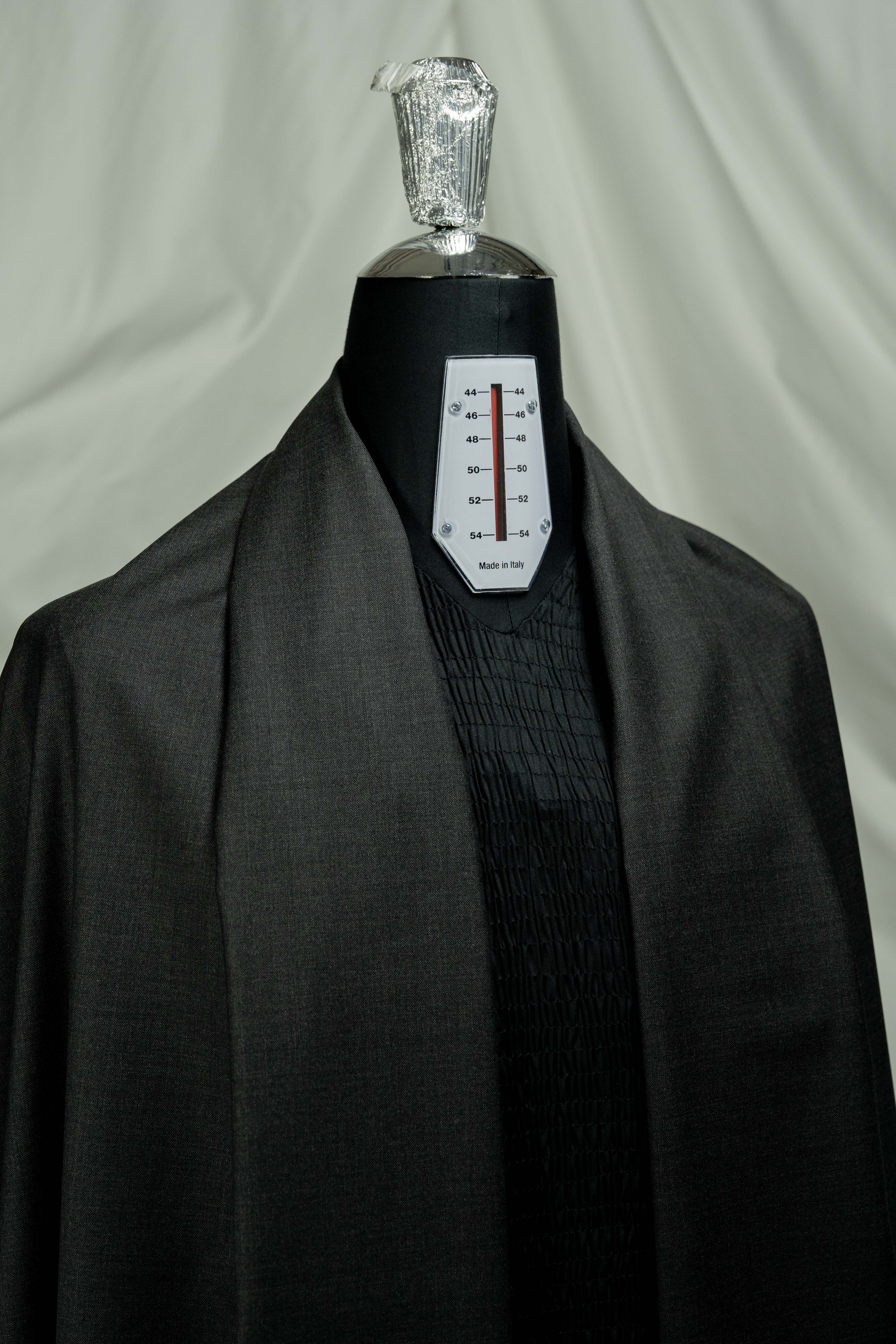 VBC Charcoal Super 140's Suit Fabric (V23742)-3m - Yoo's Club