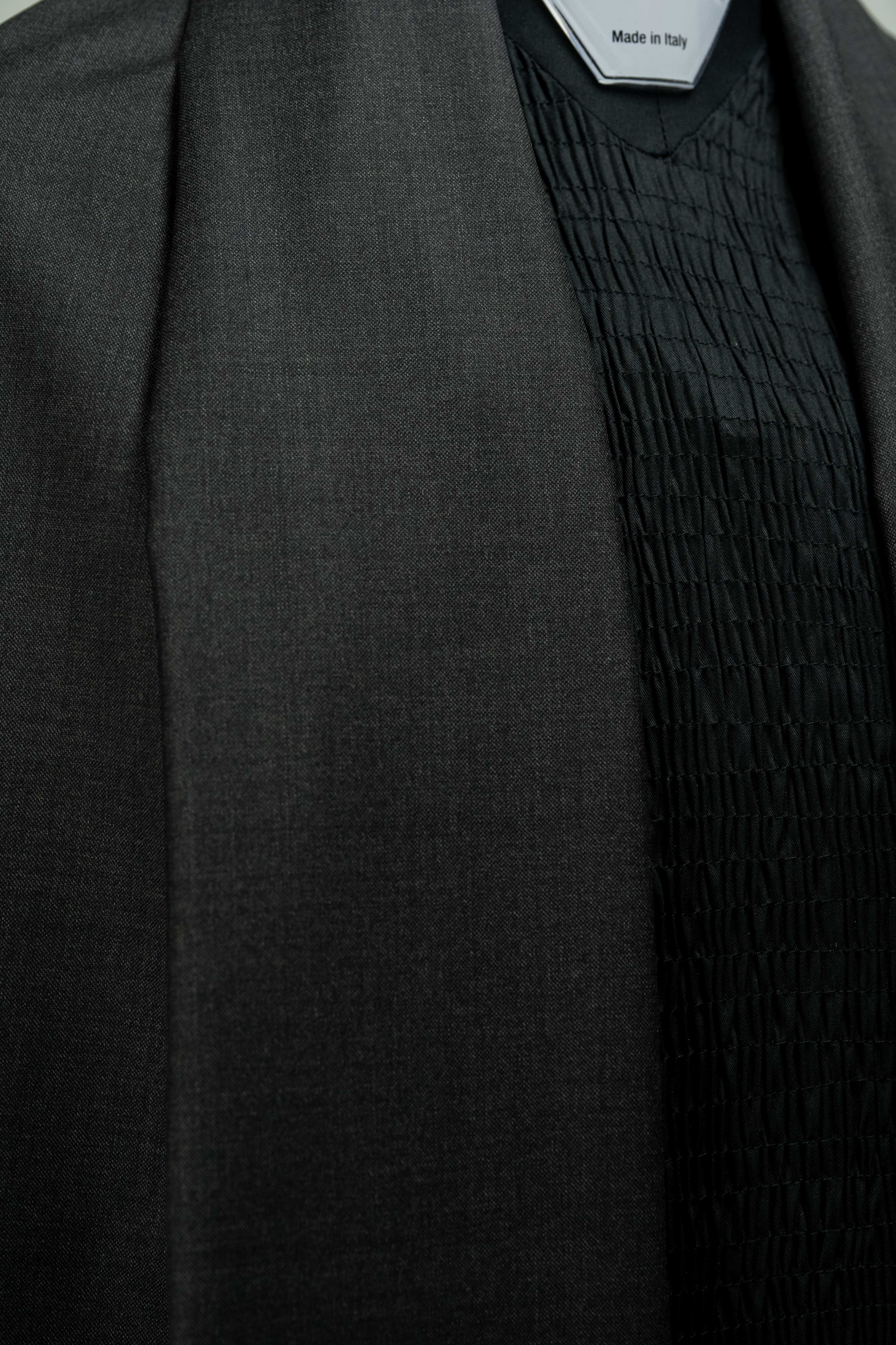 VBC Charcoal Super 140's Suit Fabric (V23742)-3m - Yoo's Club