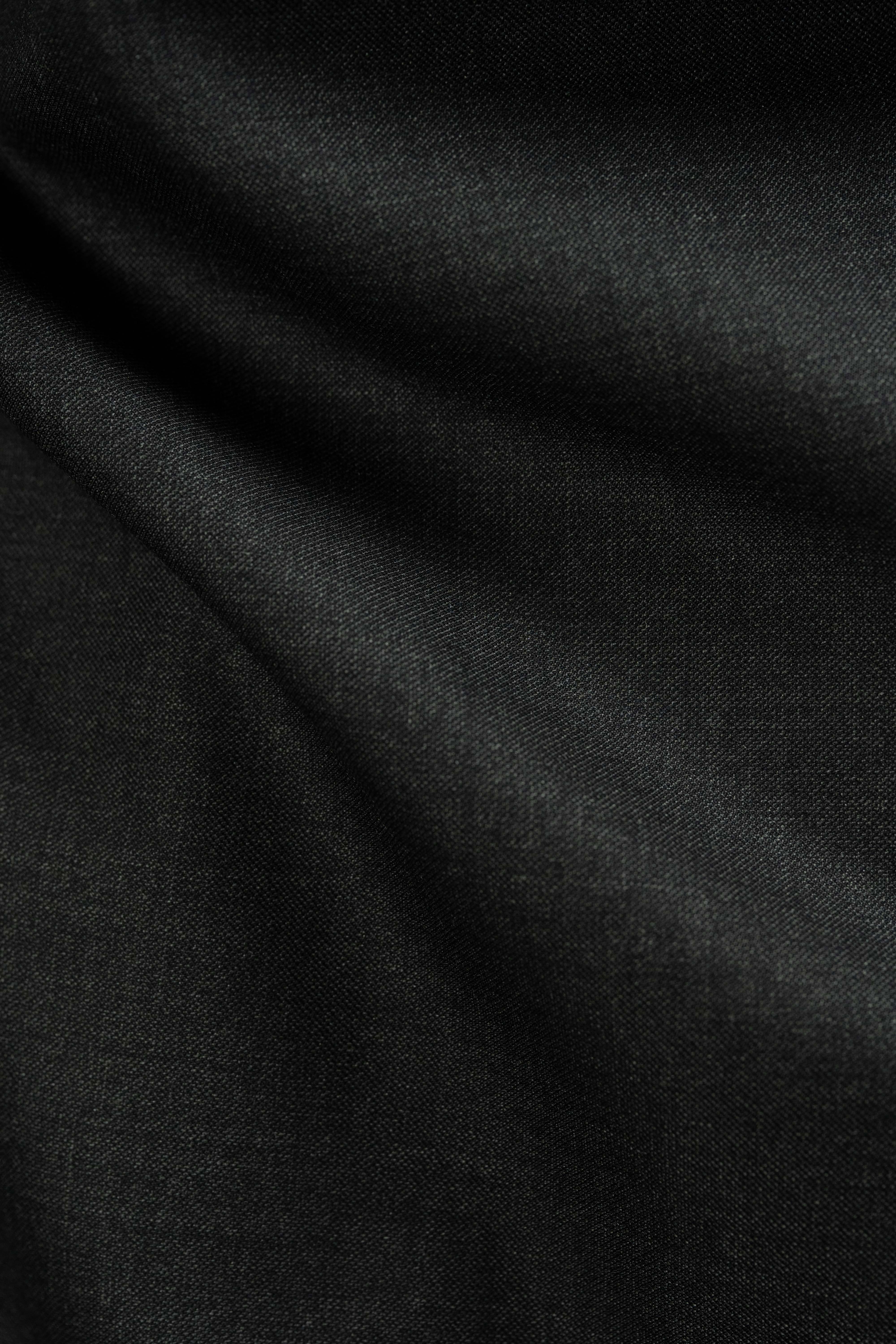 VBC Charcoal Super 140's Suit Fabric (V23742)-3m - Yoo's Club