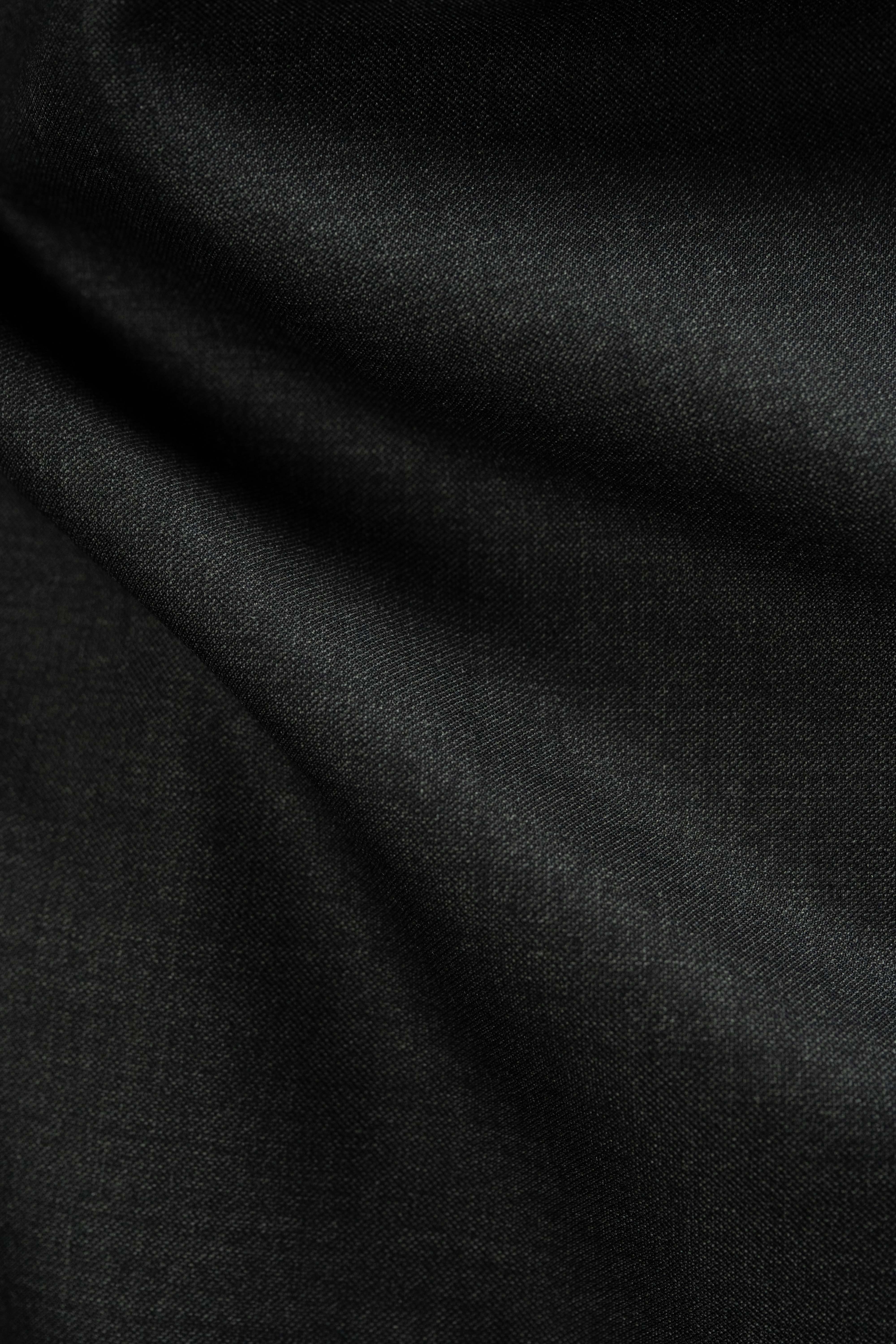 VBC Charcoal Super 140's Suit Fabric (V23742)-3m - Yoo's Club
