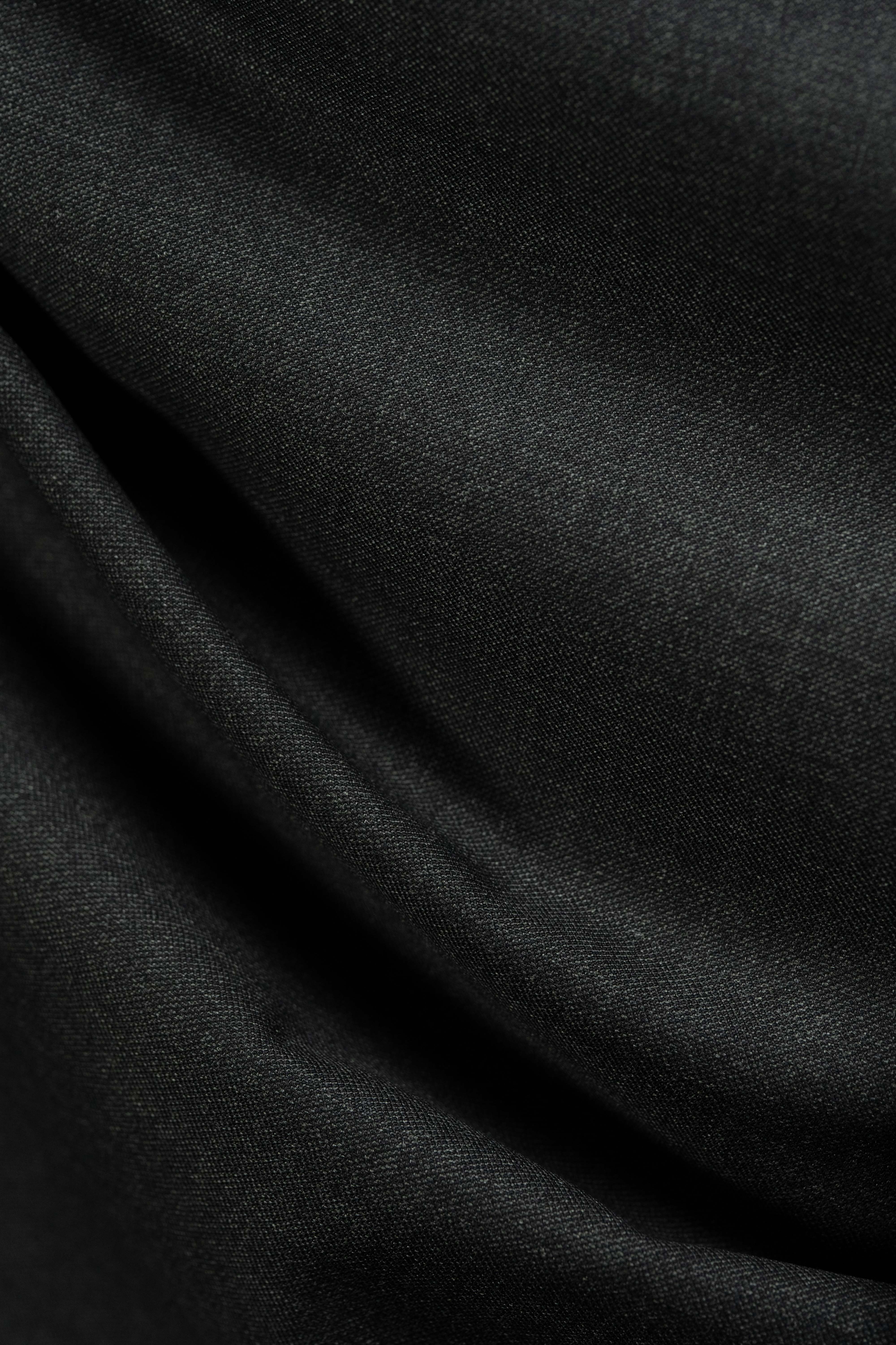 VBC Charcoal Super 140's Suit Fabric (V23742)-3m - Yoo's Club
