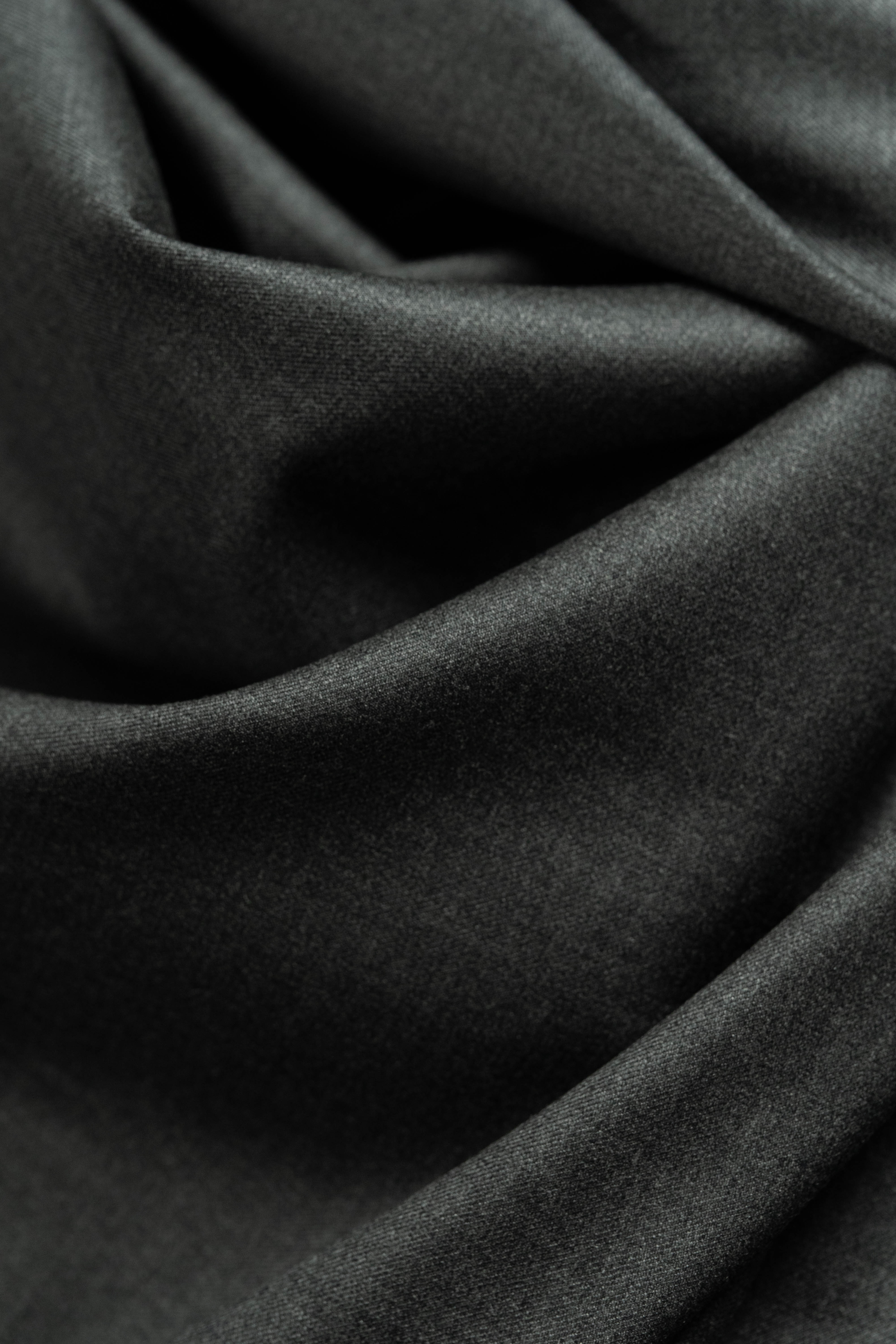 VBC Middle Grey Wool & Cashmere Suit Fabric (V23744)-3m