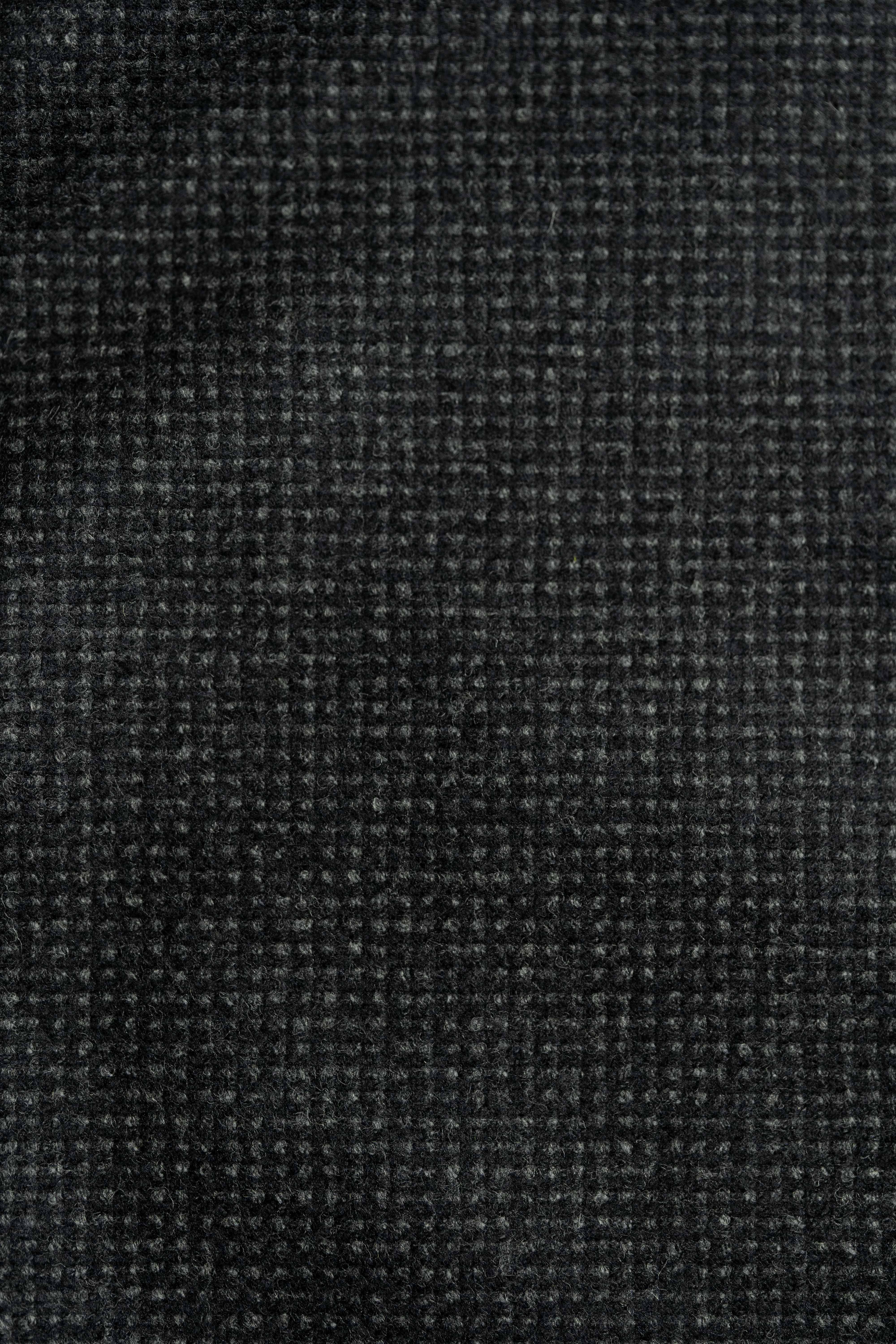 Italy Dark Charcoal Cashmere Jacketing- (SEC23-05) - 3.2m - Yoo's Club