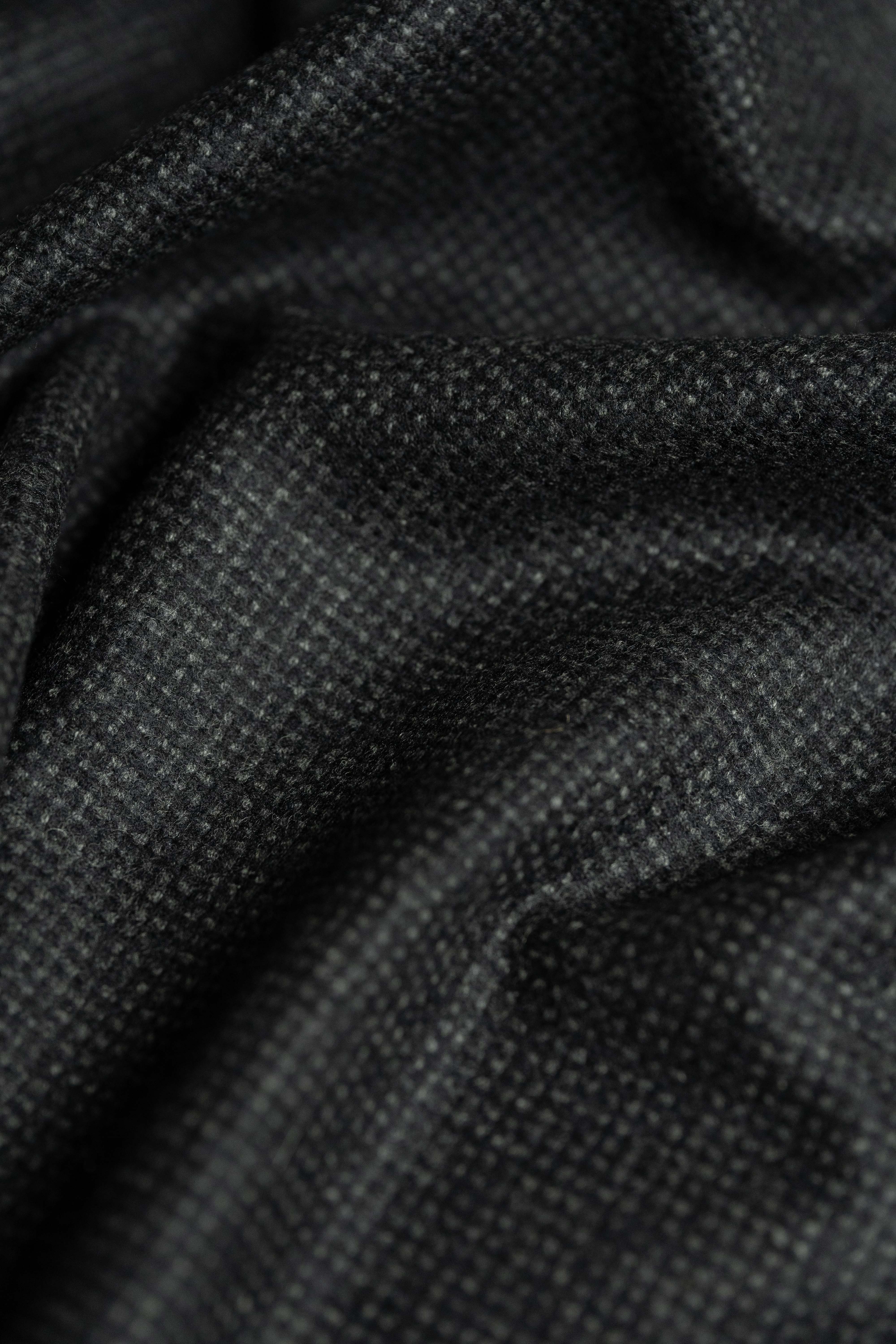 Italy Dark Charcoal Cashmere Jacketing- (SEC23-05) - 3.2m - Yoo's Club