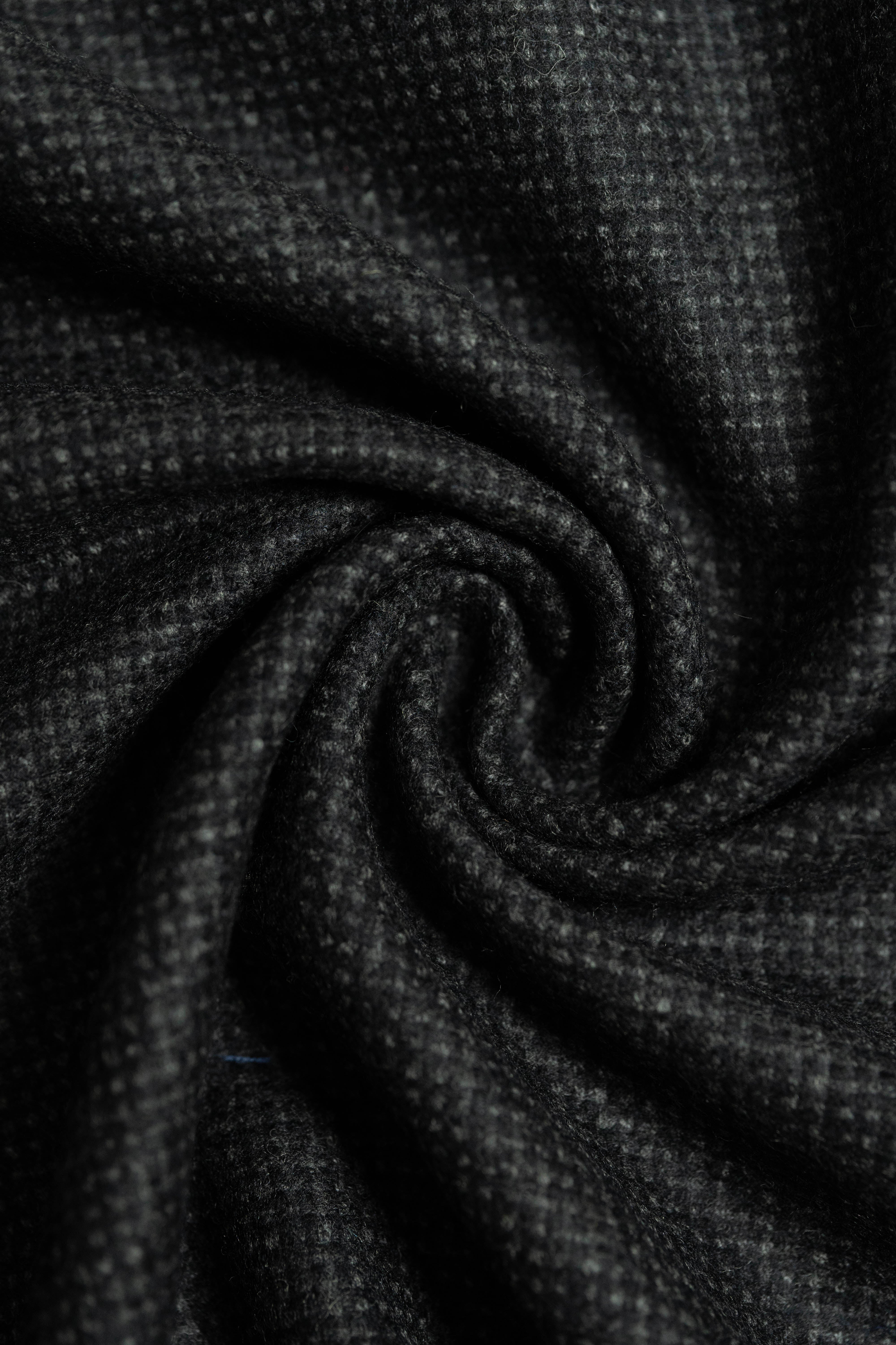 Italy Dark Charcoal Cashmere Jacketing- (SEC23-05) - 3.2m - Yoo's Club