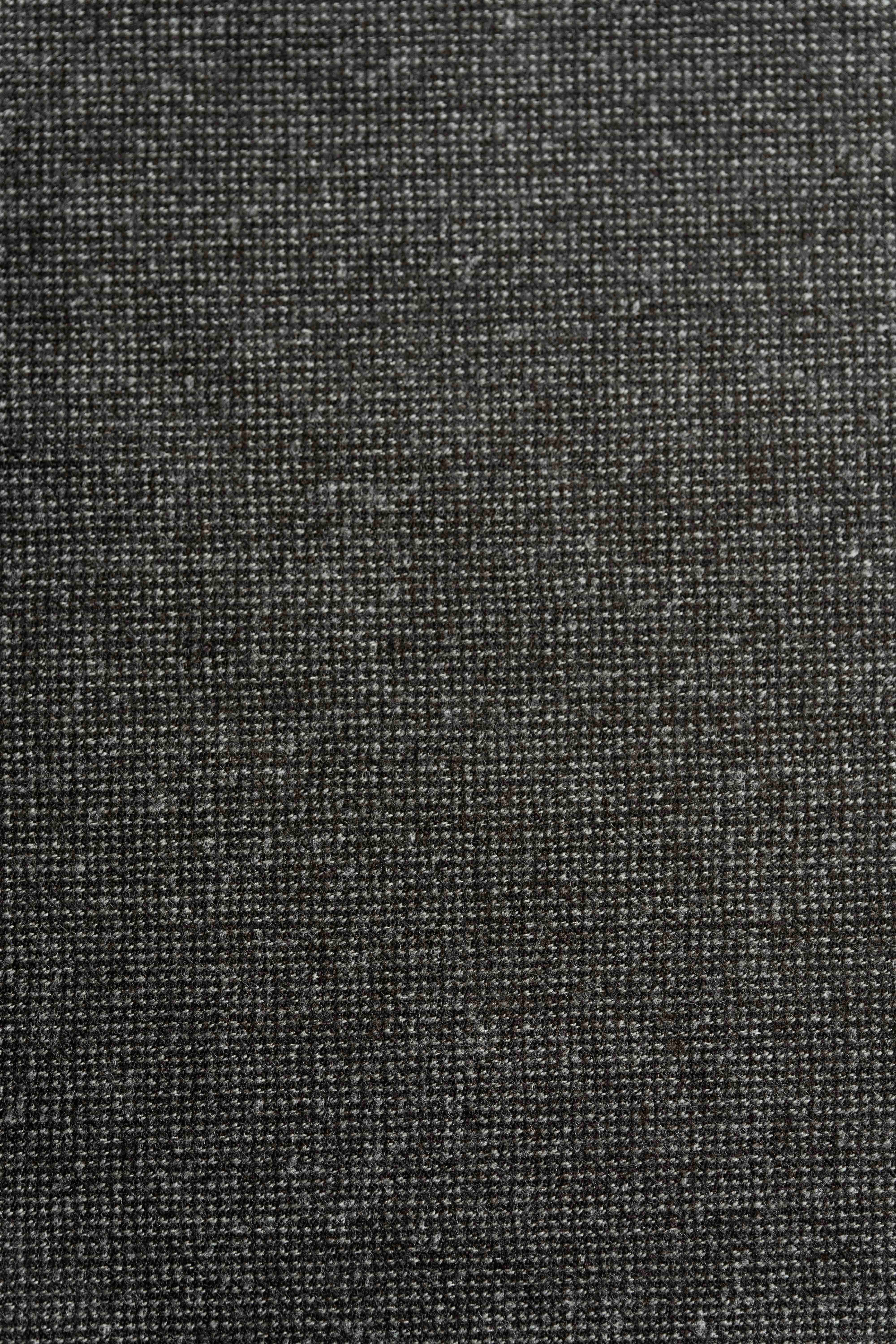 Wool Flannel in Dark Taupe Pinhead -(V23751) - Yoo's Club