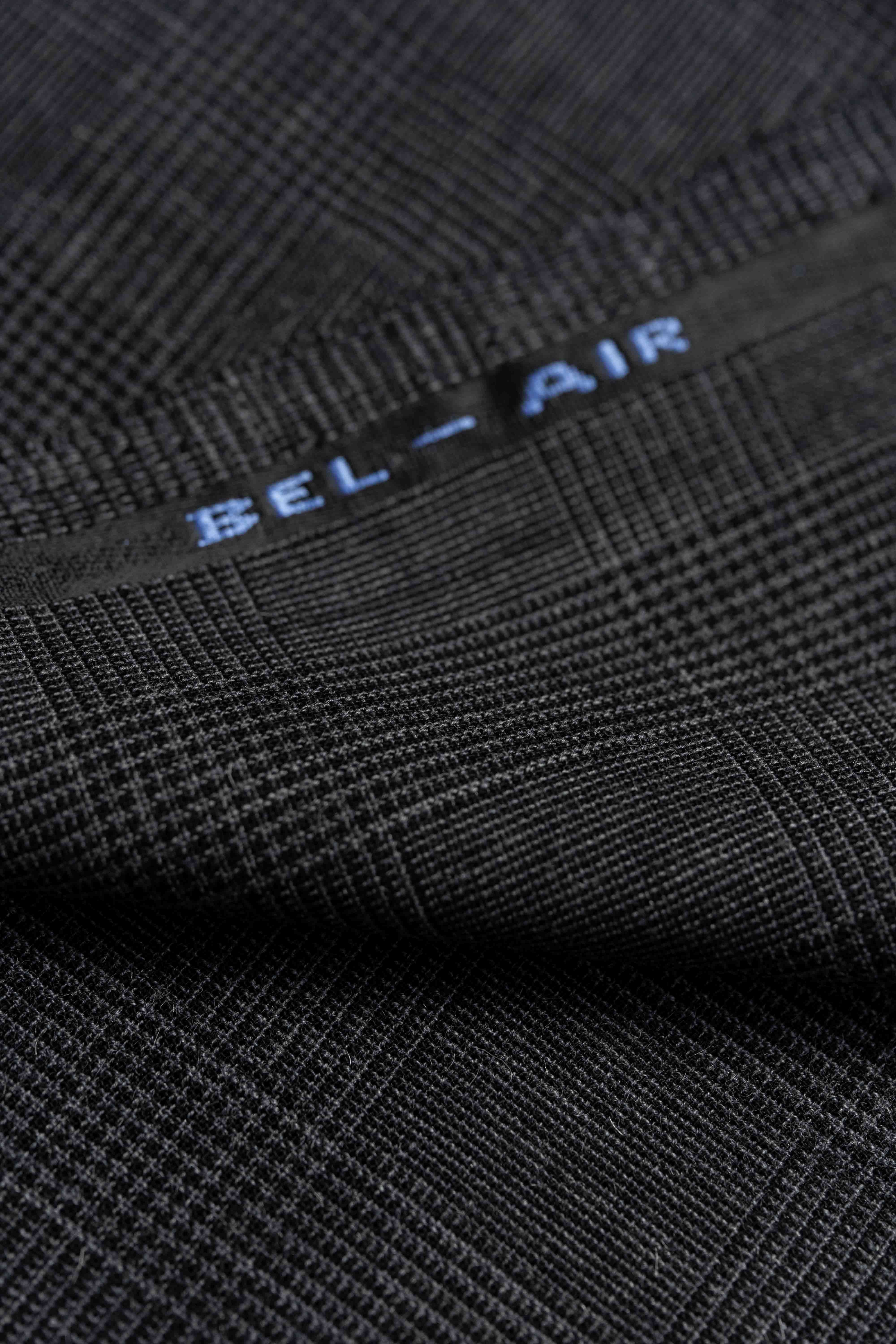 Groves & Lindley Charcoal Wool & Mohair Pow Suit Jacket Fabric (M3-551/22)-2.5m - Yoo's Club