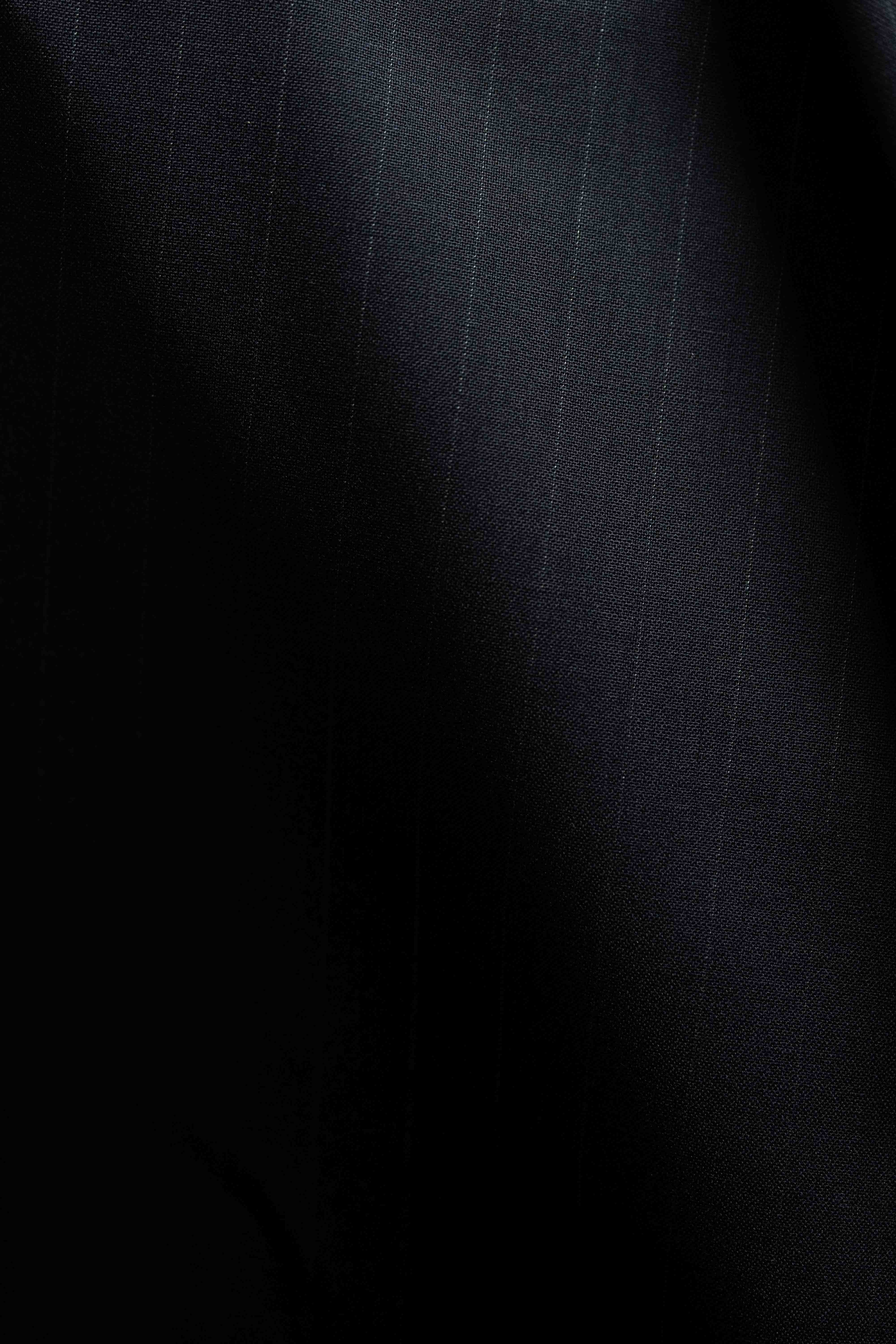 Beau Monde Dark Navy Stripe 130's Wool Suit Fabric (V23667) -3m - Yoo's Club