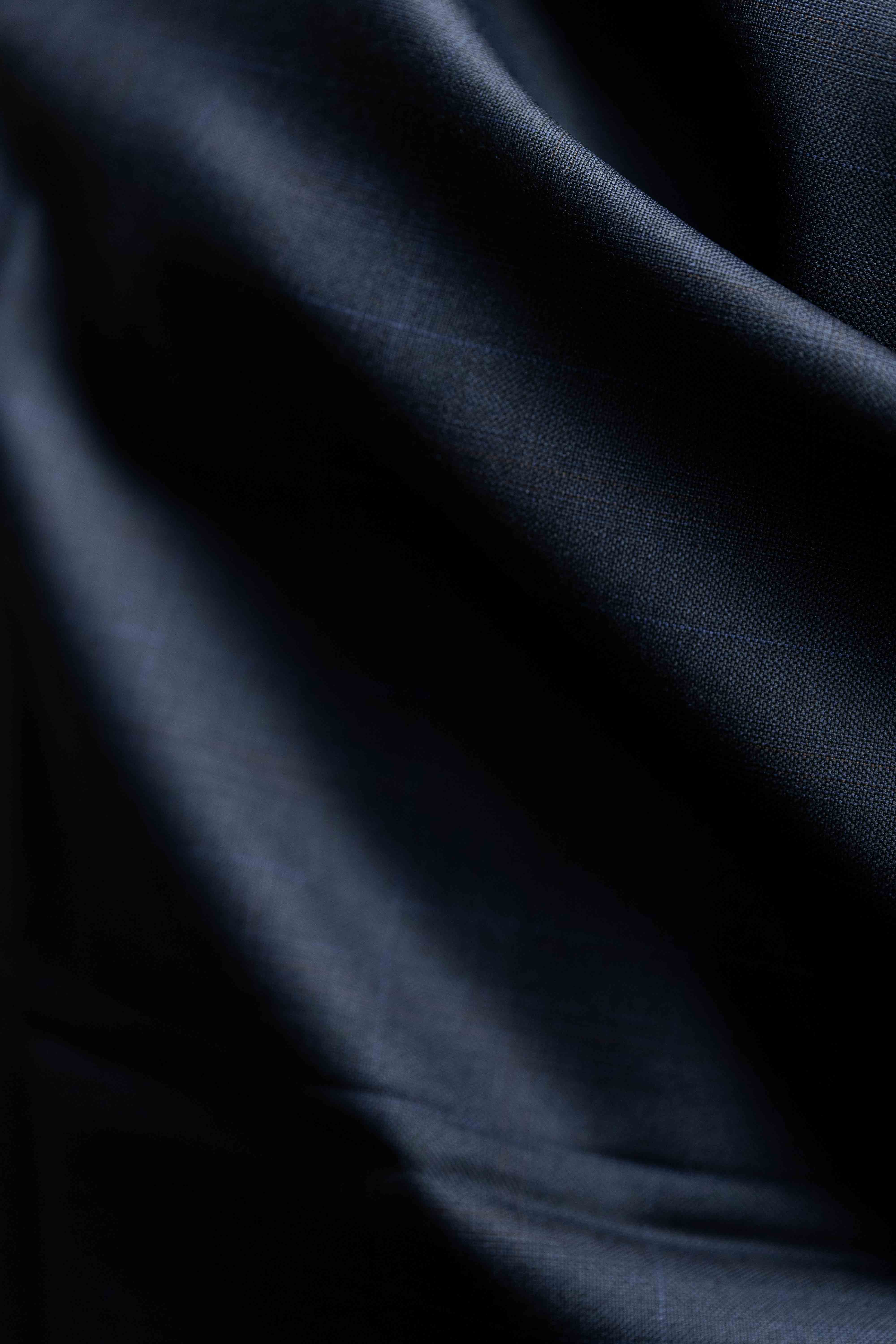 Giorgio Vallino Super 120's Navy Check Suit Fabric (V23462) -3.1m - Yoo's Club