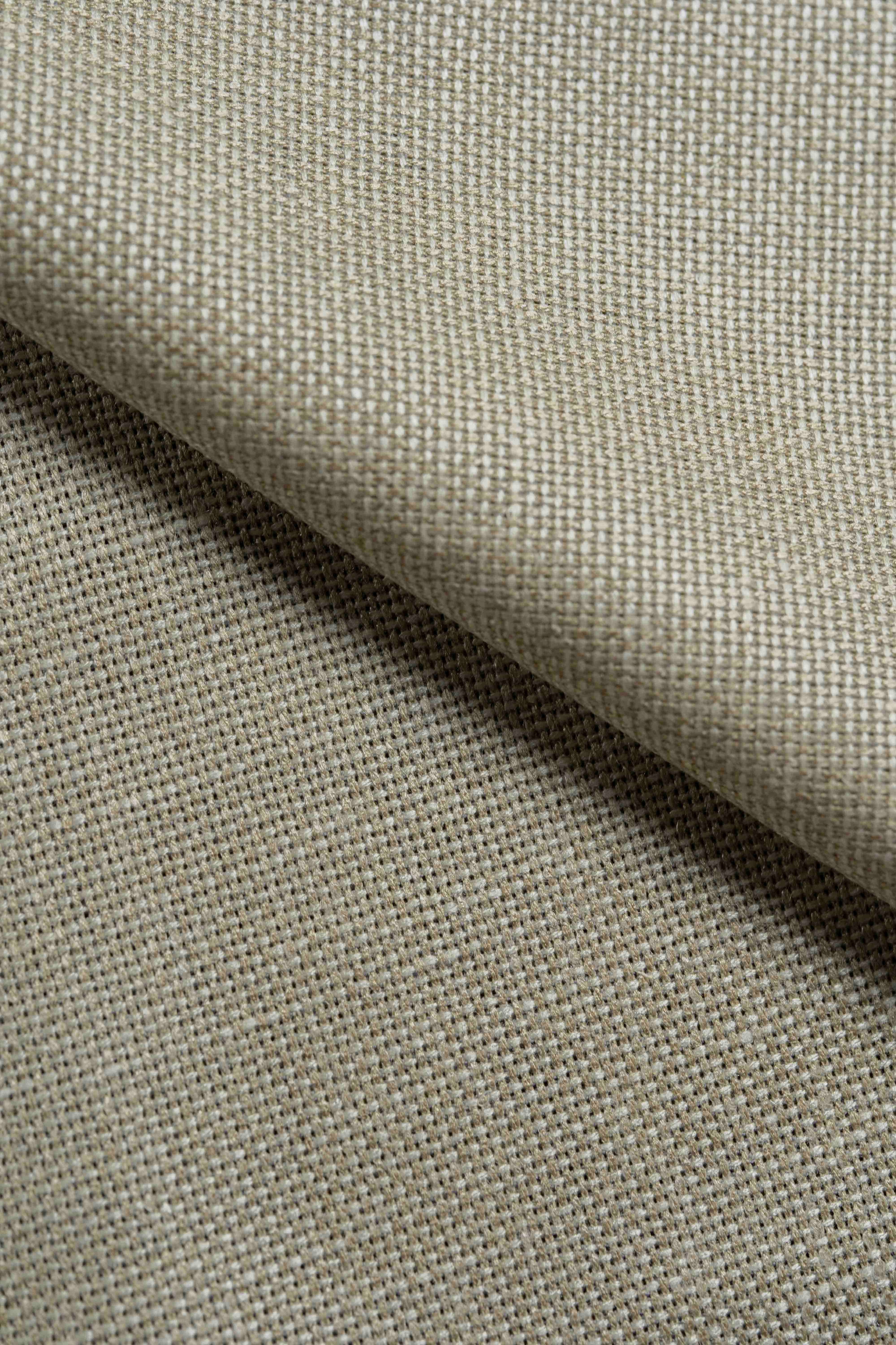 Groves & Lindley Beige Wool Silk Mohair Linen Suit Jacket Fabric (3916)-2.6m - Yoo's Club