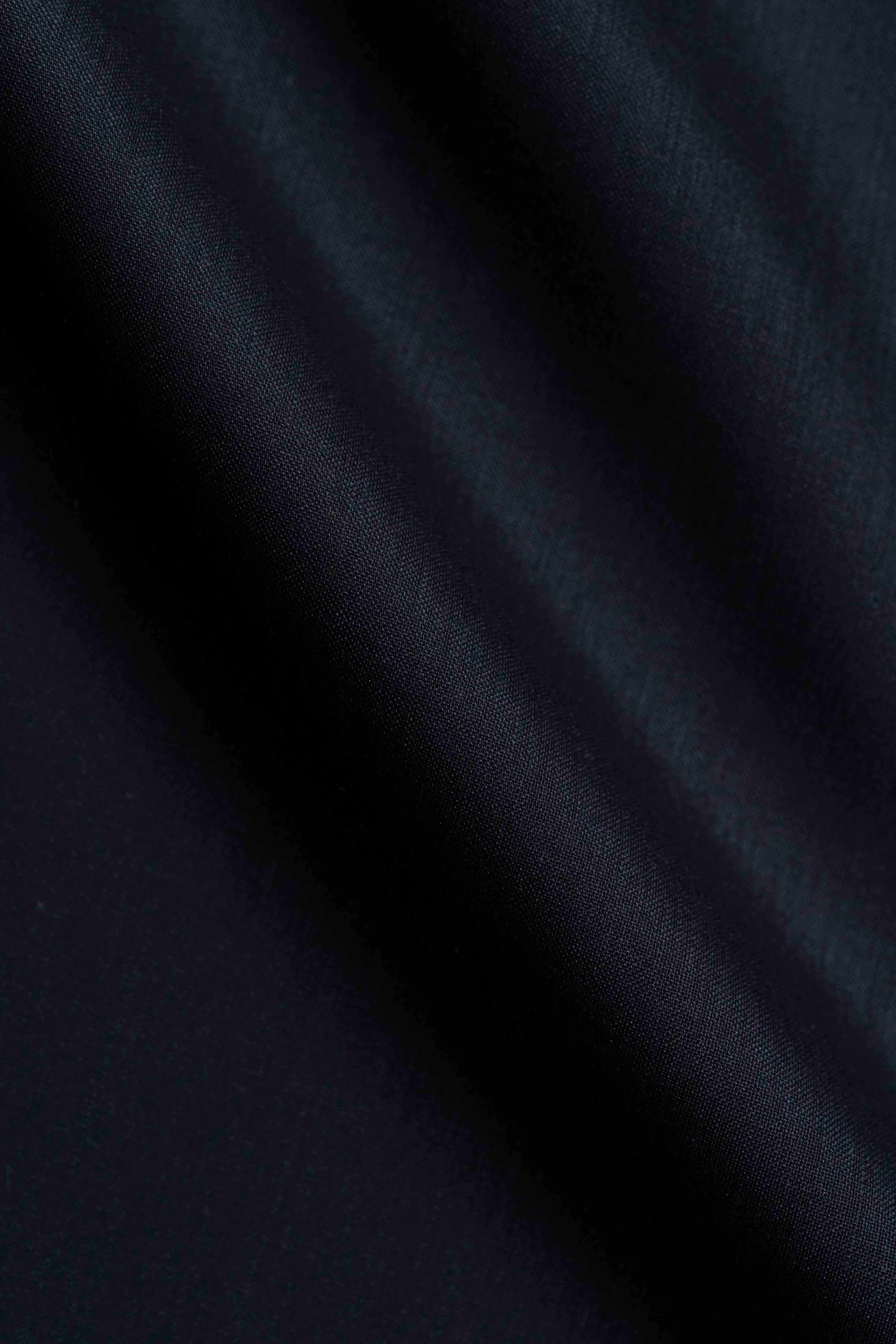 Taylor & Lodge Midnight Navy Super 150's Wool & Kid Mohair (STK-22)-3m - Yoo's Club