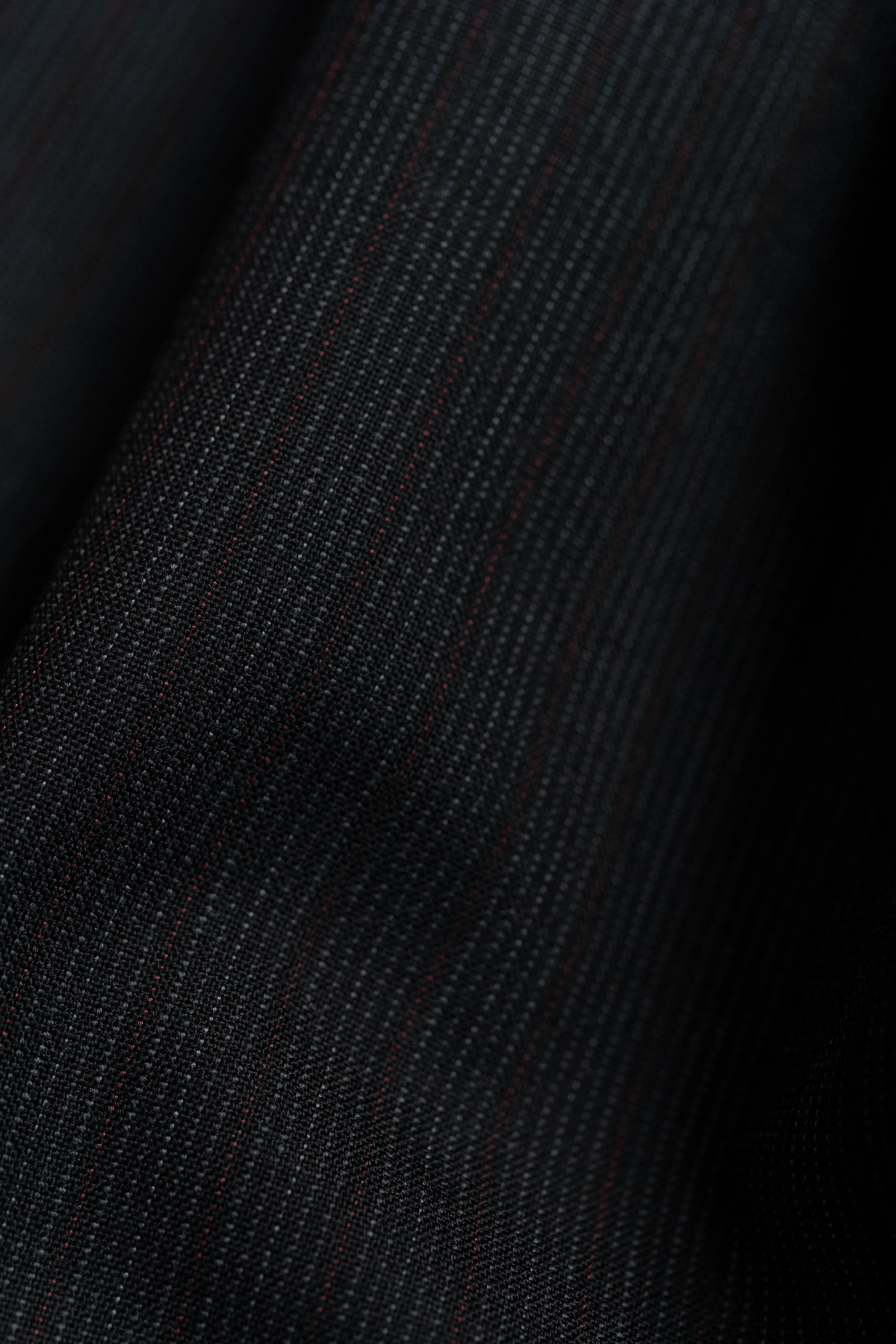 British Red Stripe Wool Suit Fabric (V23287) -3m - Yoo's Club