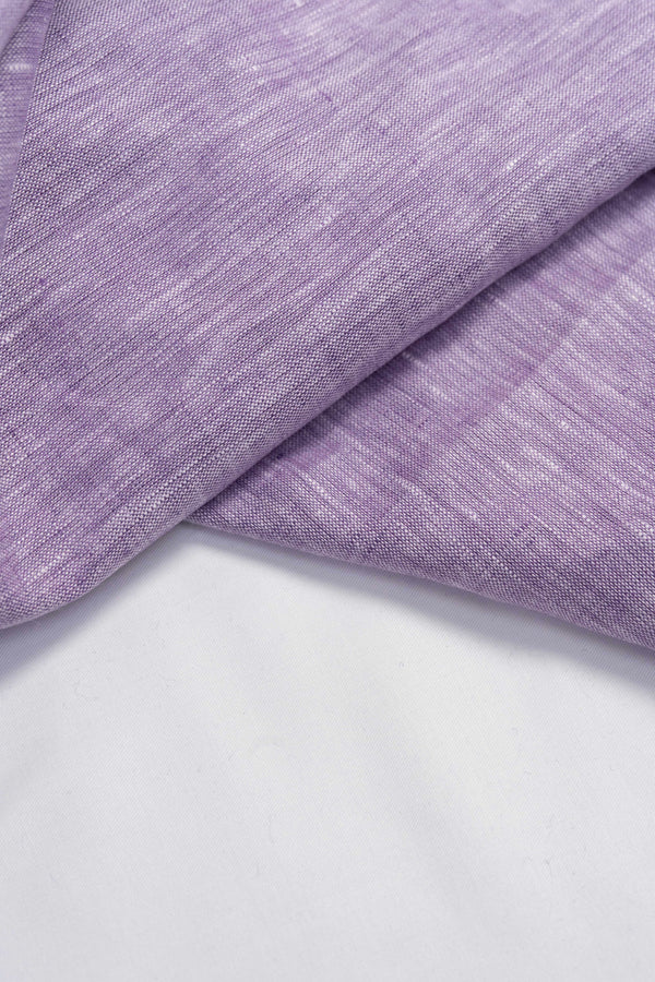 Spence Bryson Purple Linen Fabric  (L4404) -2.8m