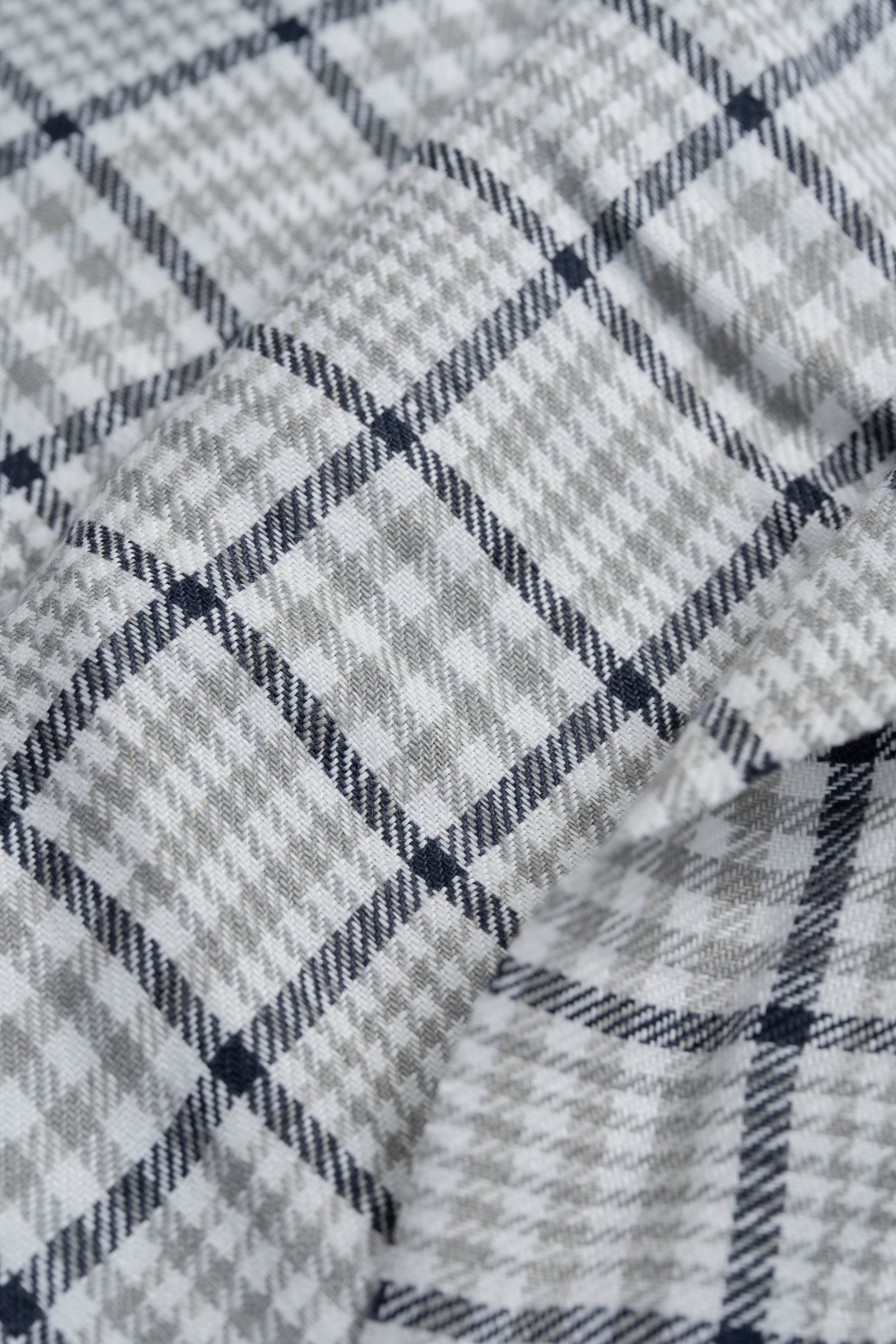 Spence Bryson Fancy Check Irish Linen (L3001) -2.1m - Yoo's Club