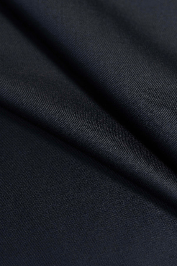 Charles Clayton Super 130's & Cashmere Suit fabric in Midnight Blue - (CC103)
