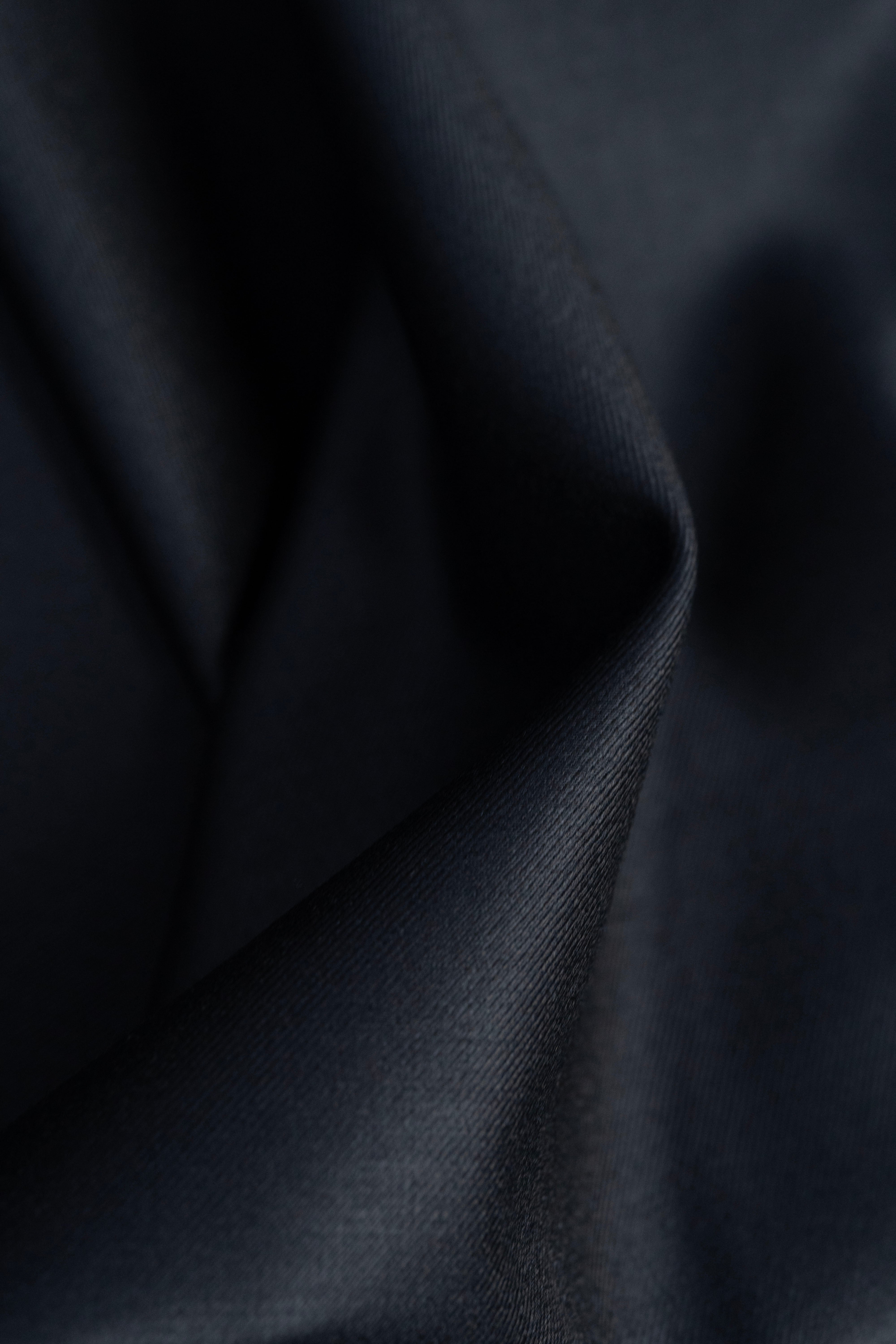 Charles Clayton Super 130's & Cashmere Suit fabric in Midnight Blue - (CC103) - Yoo's Club