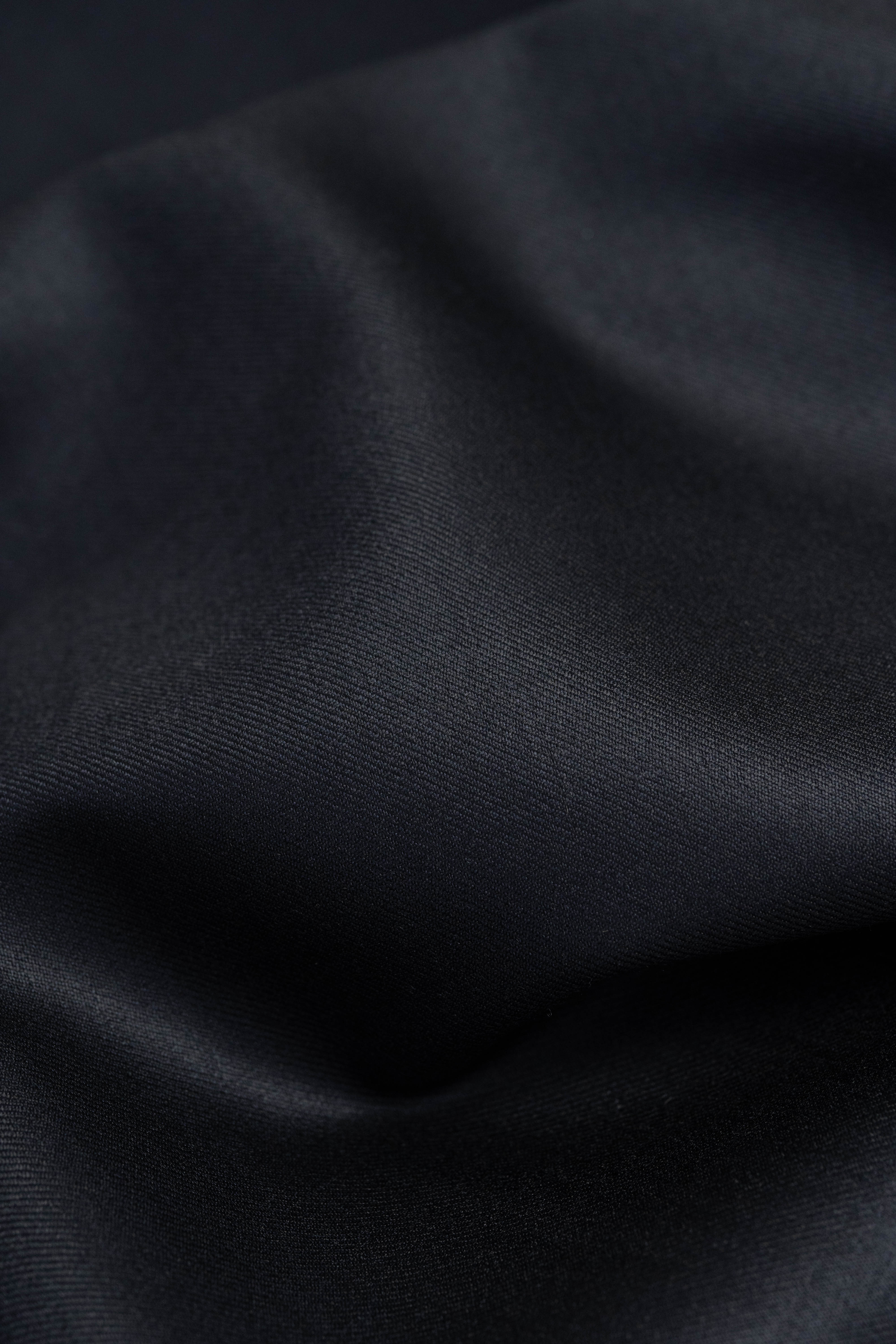 Charles Clayton Super 130's & Cashmere Suit fabric in Midnight Blue - (CC103) - Yoo's Club