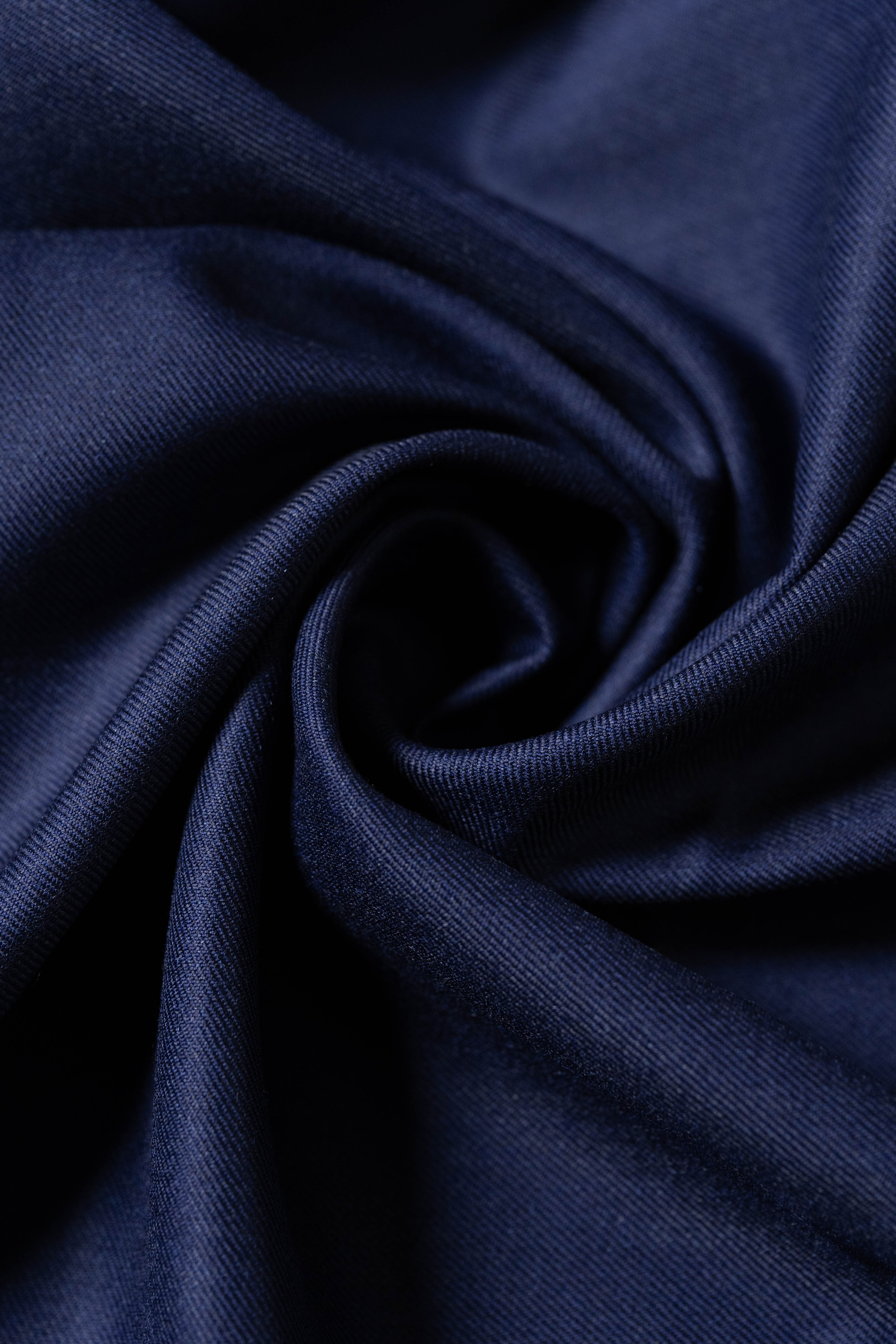 Giovanni Tonella (VBC) Navy Blue Super 120's Wool Suit Fabric (GC2547)-3.5m