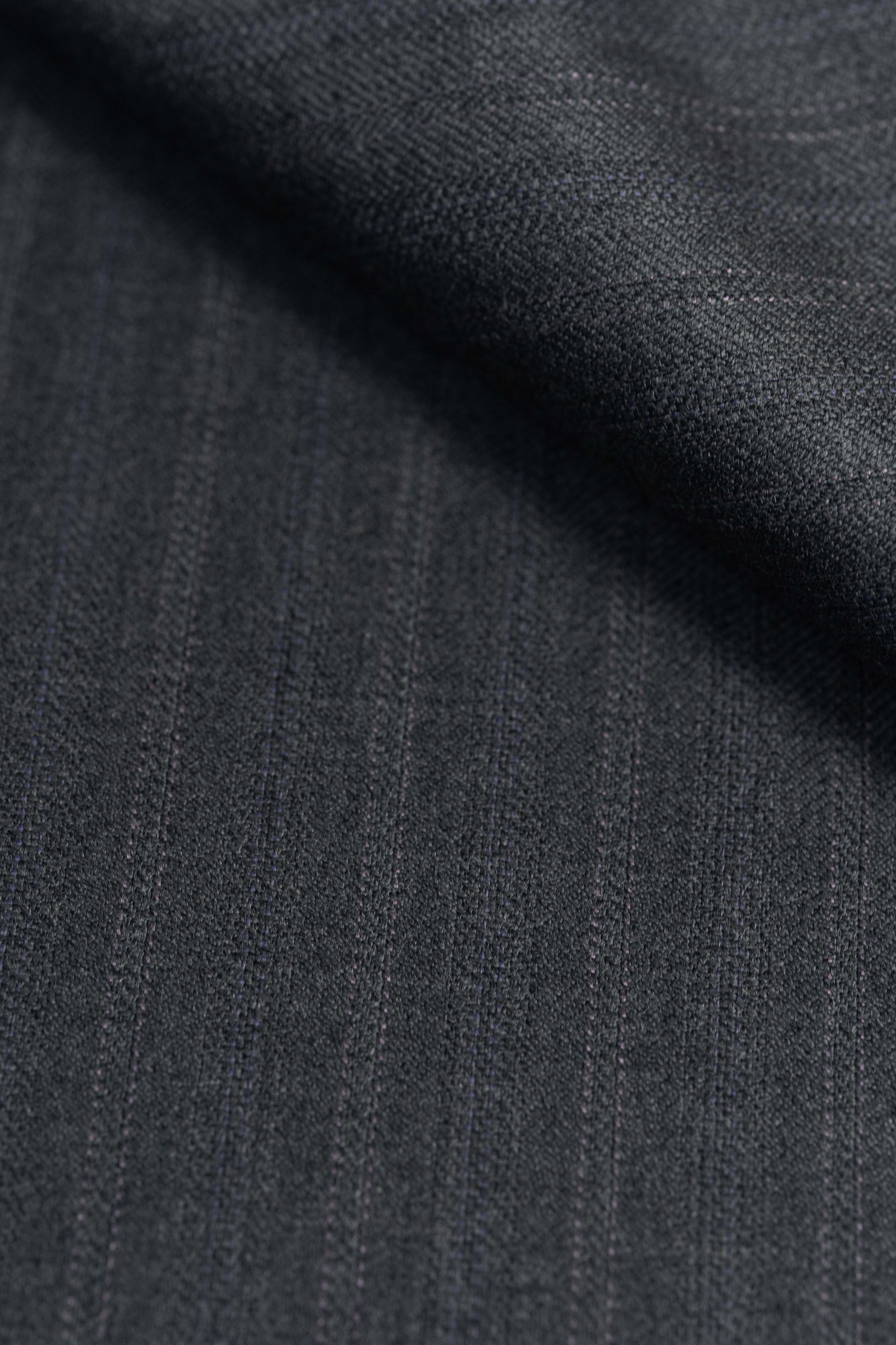 Zegna Trofeo Grey Stripe Superfine Australian Wool Suit Fabric -3.3m - Yoo's Club