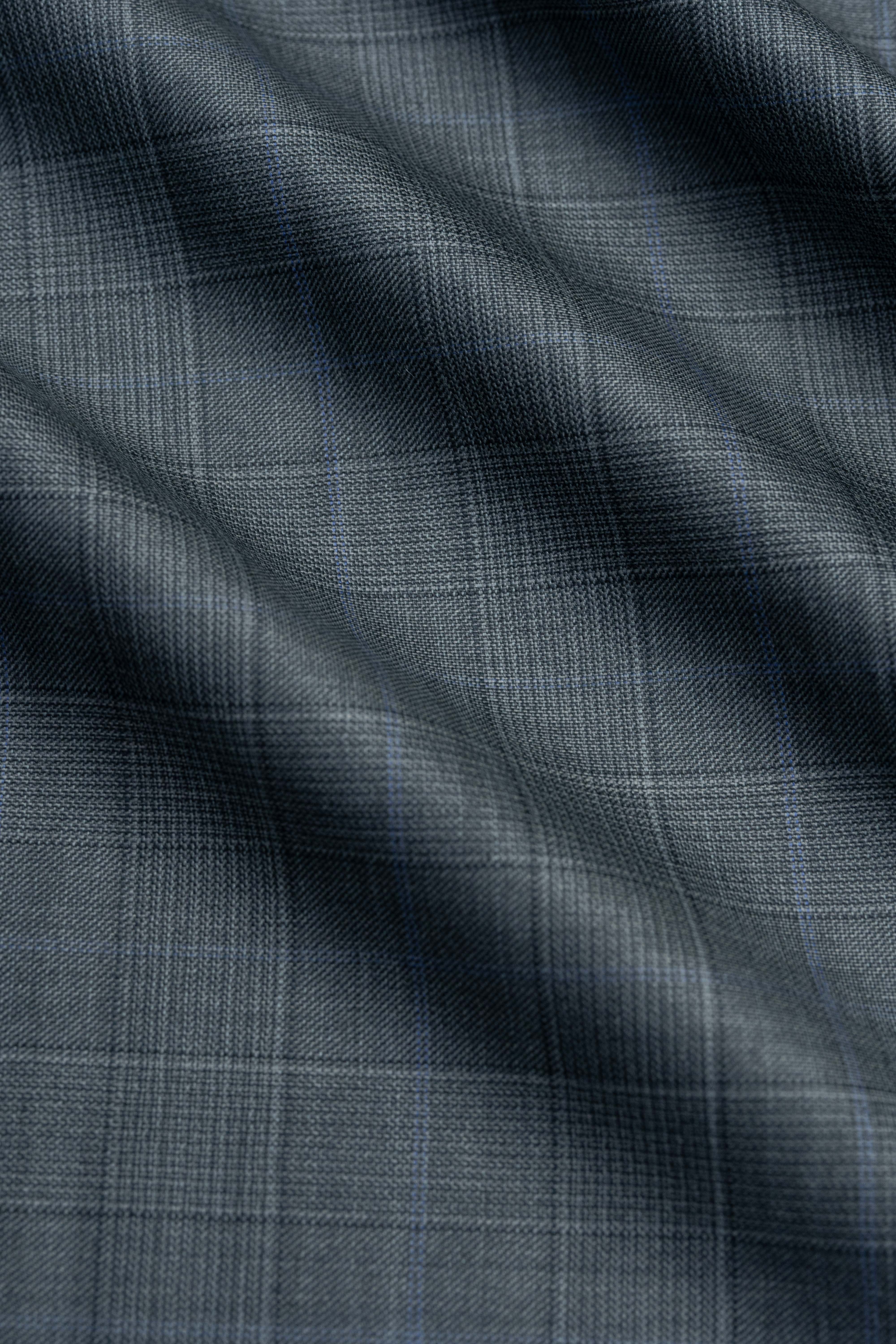Zegna Trofeo Check Superfine Australian Wool Suit Fabric -3.2m - Yoo's Club