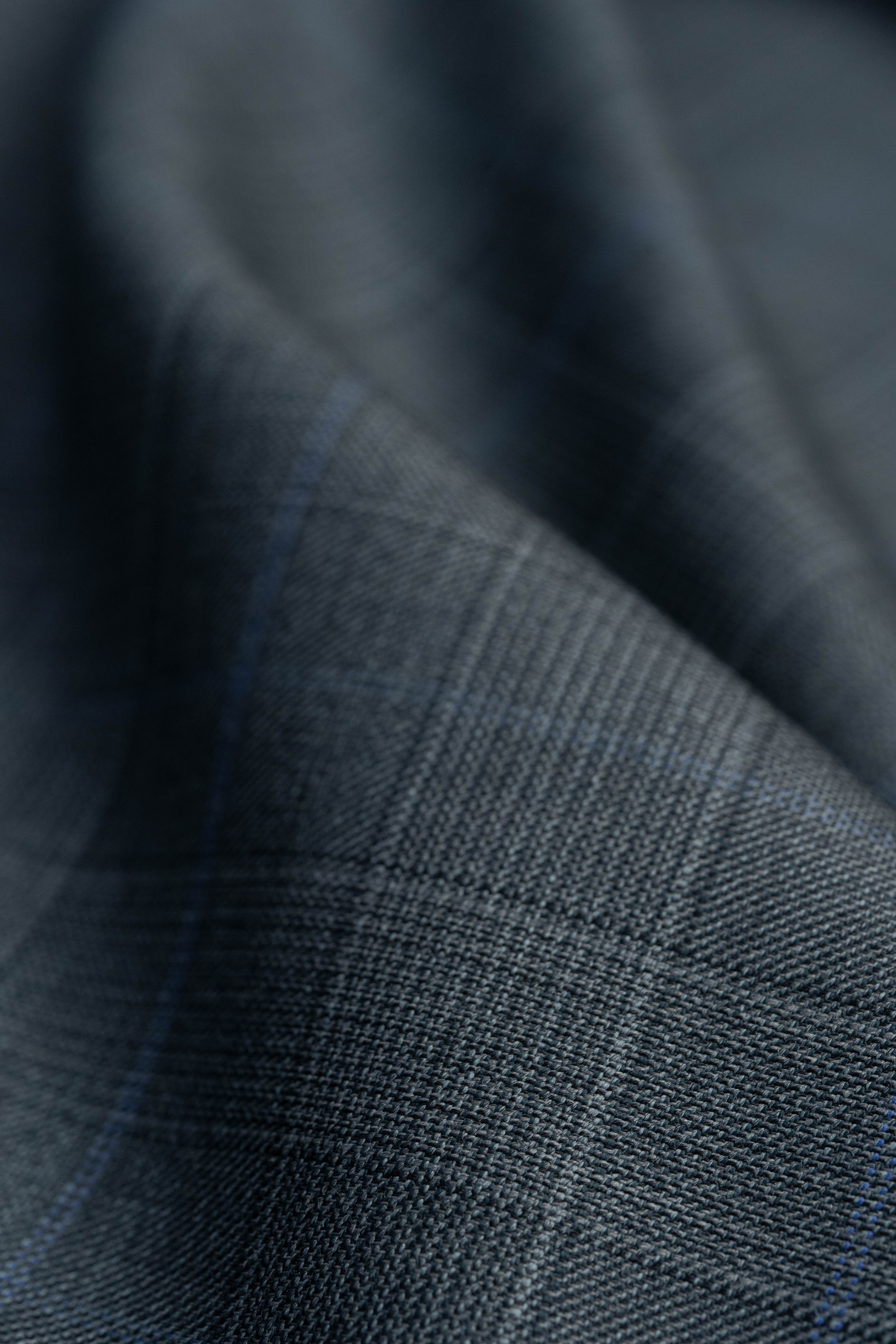 Zegna Trofeo Check Superfine Australian Wool Suit Fabric -3.2m - Yoo's Club