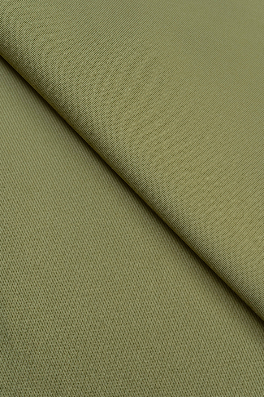 Brisbane Moss Khaki Stretch Cotton (T3104)