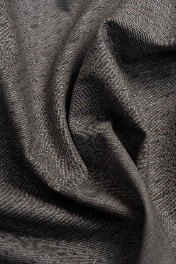 Barclays Fancy Stripe Wool Suit Fabric (V23704)-2.9m