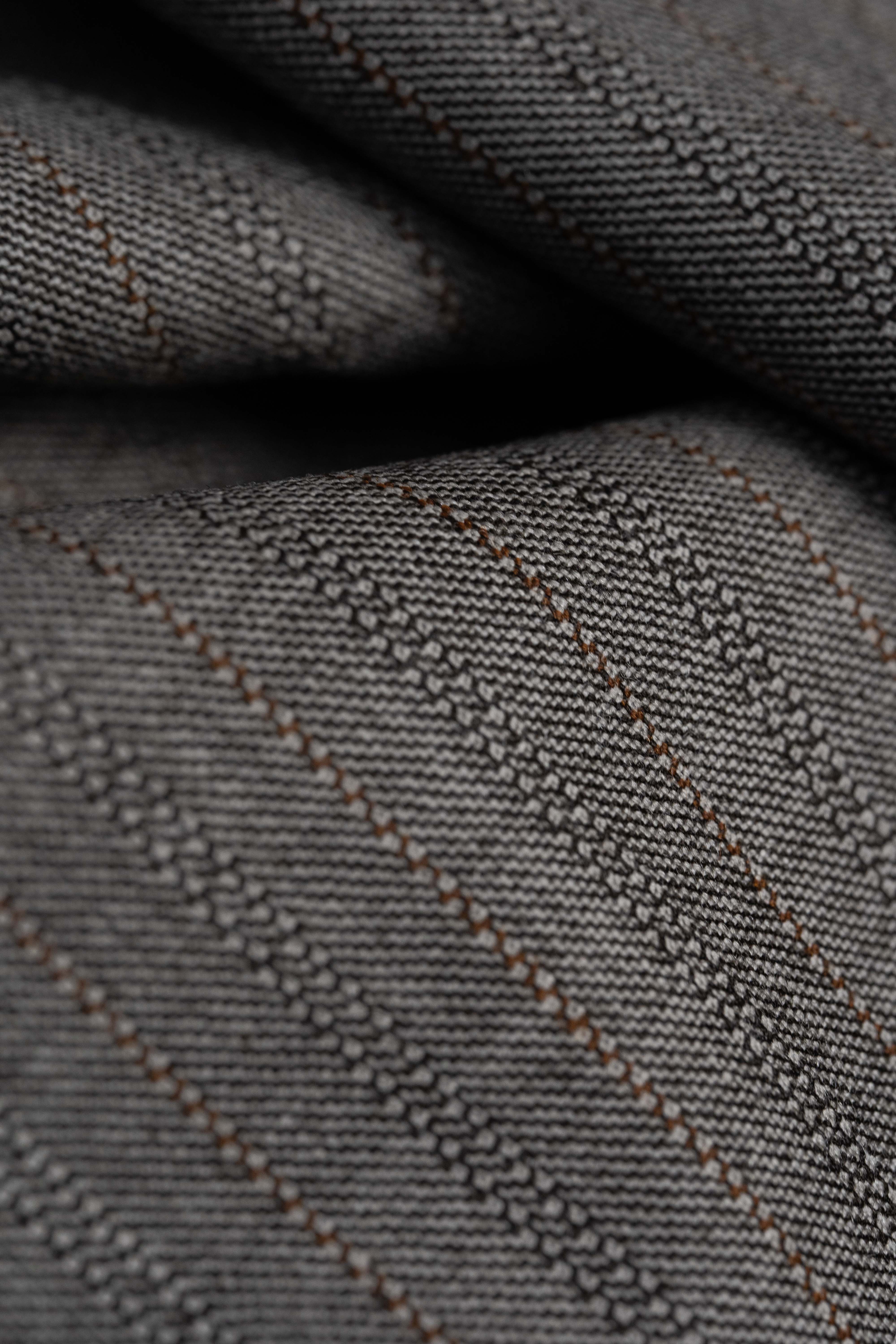 Barclays Fancy Stripe Wool Suit Fabric (V23704)-2.9m - Yoo's Club