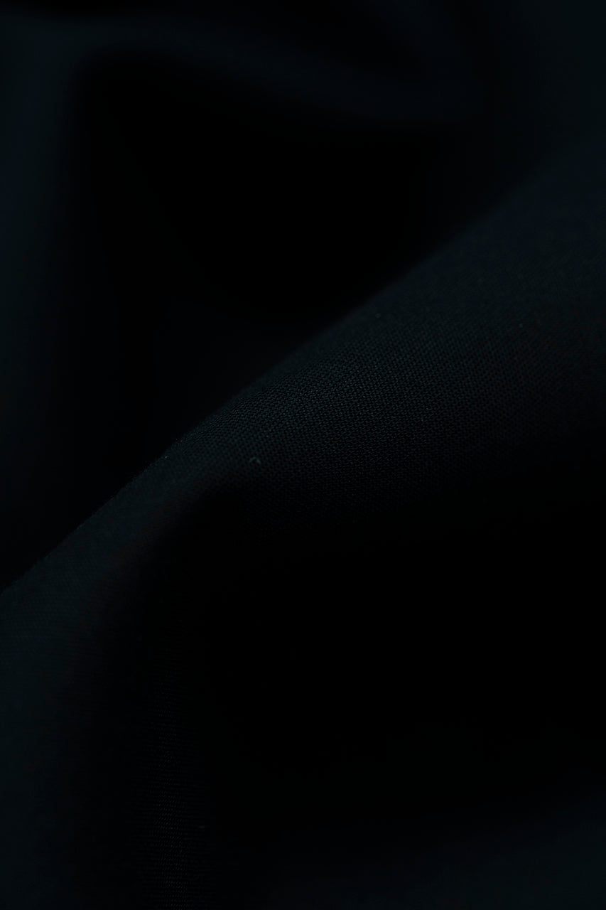 T3308 Black Plain Cotton