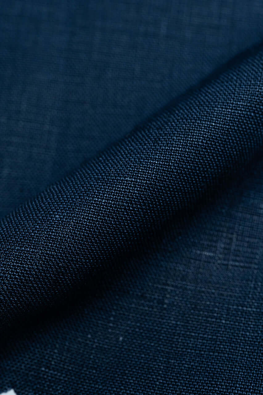 Spence Bryson Dark Blue 380g Irish Linen L3117 - Yoo's Club
