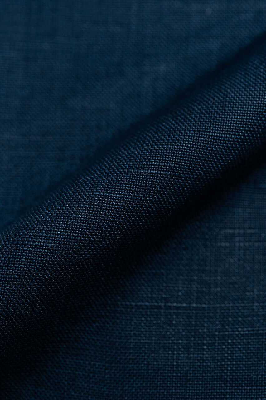 Spence Bryson Dark Navy 380g Irish Linen L3118 - Yoo's Club