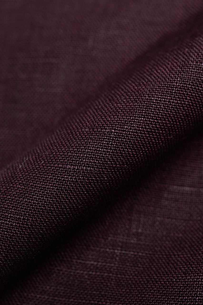 Spence Bryson Burgundy Red 380g Irish Linen L3122 - Yoo's Club