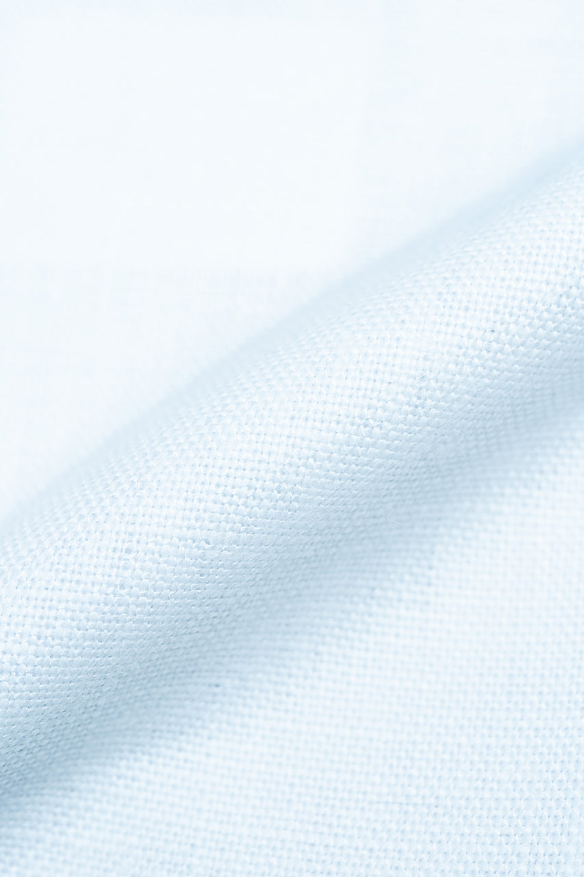 Spence Bryson Pure White Basketweave 380g Linen L3125