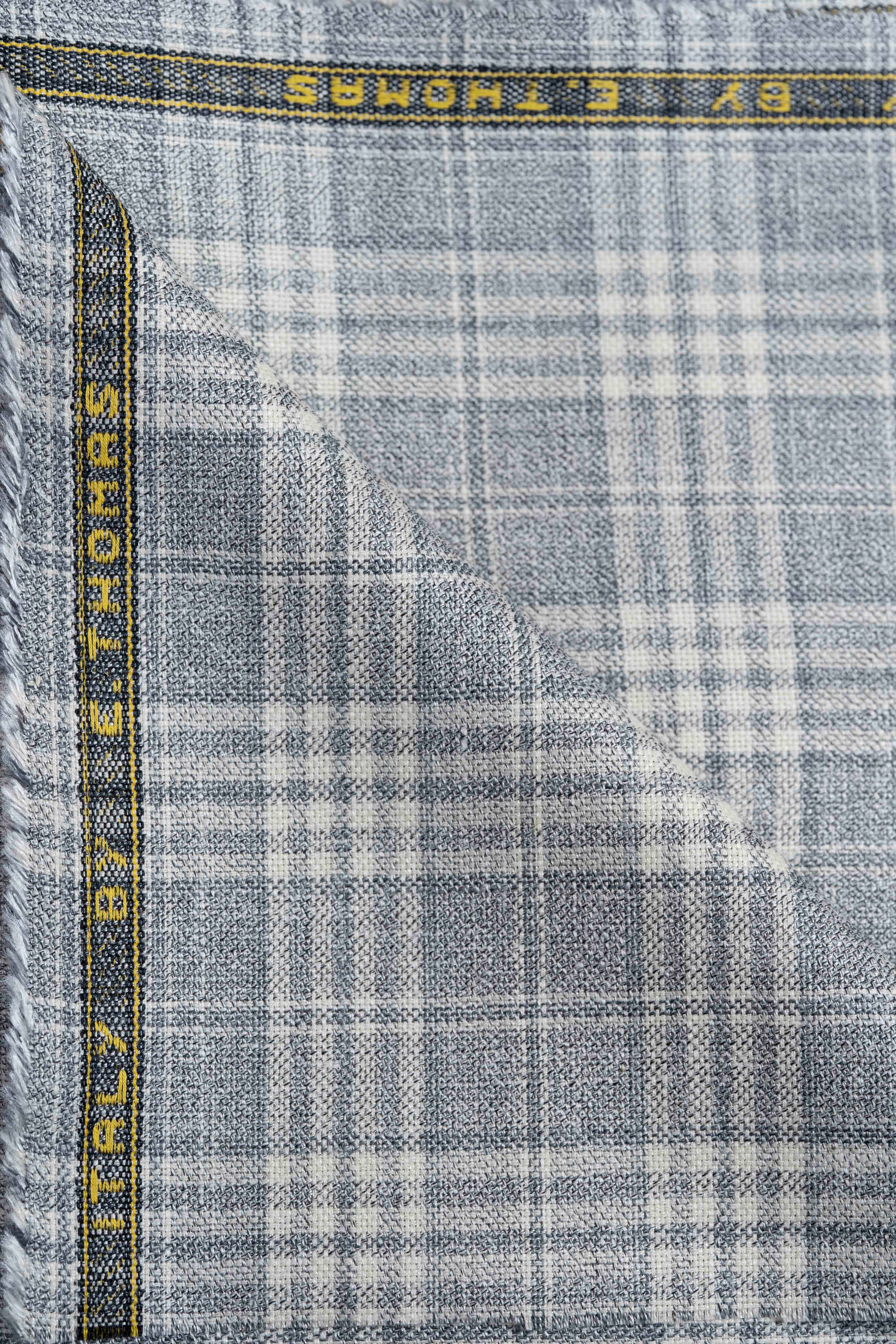E.Thomas Wool Silk Linen Jacketing Fabric
