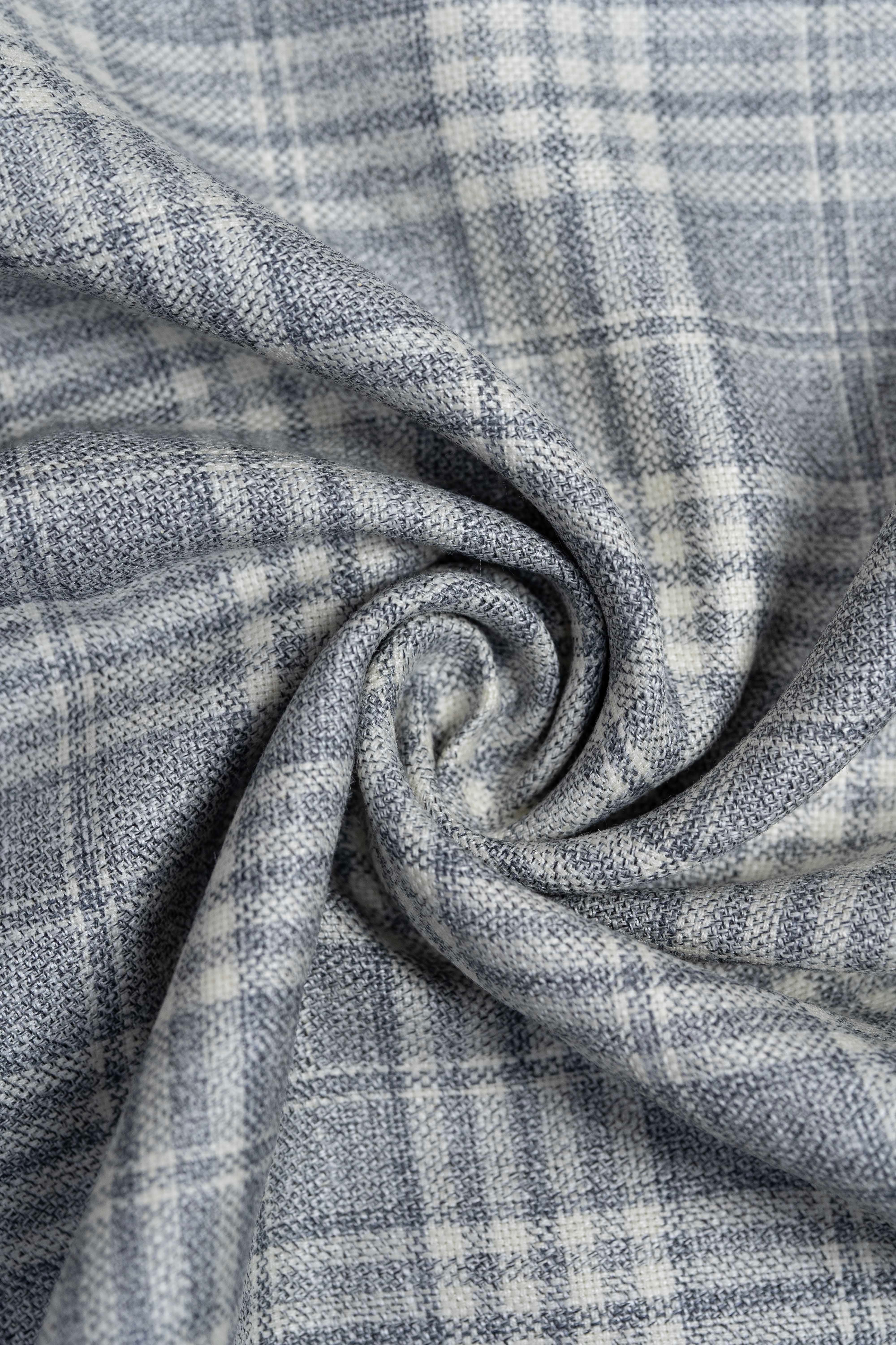 E.Thomas Wool Silk Linen Jacketing Fabric